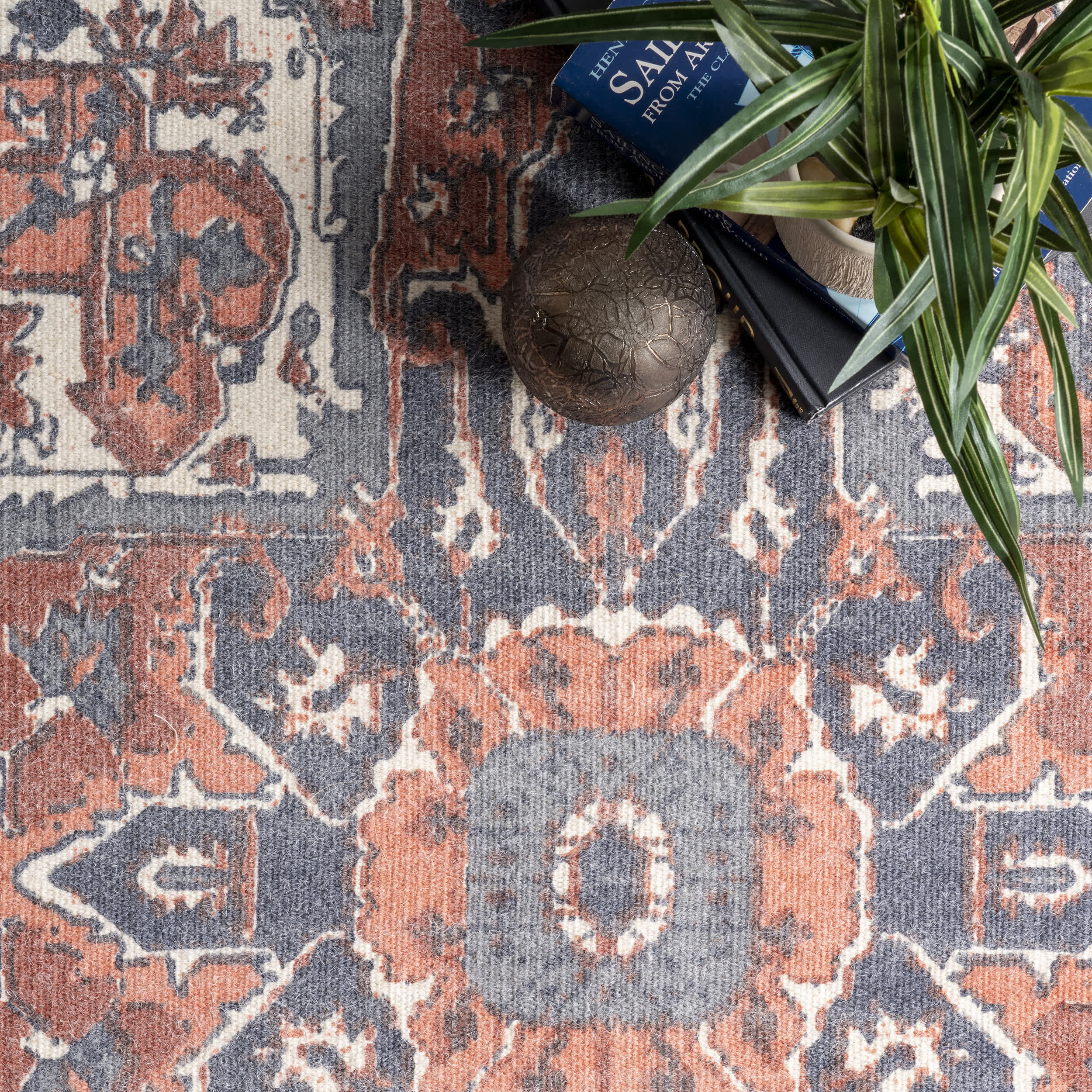 Hand Woven Werner Fringe Area Rug - Image 6
