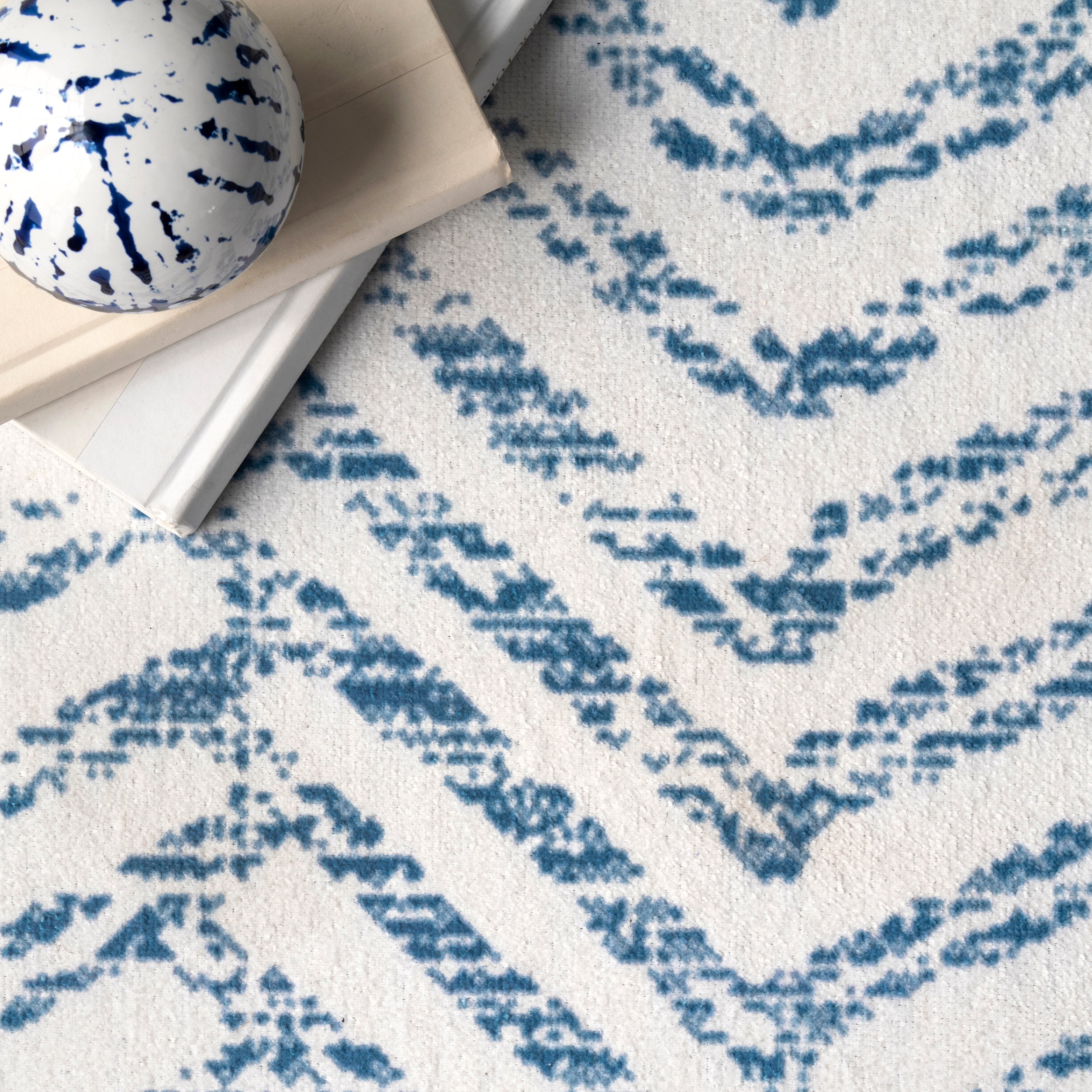 Rosanne Machine Washable Geometric Area Rug - Image 6