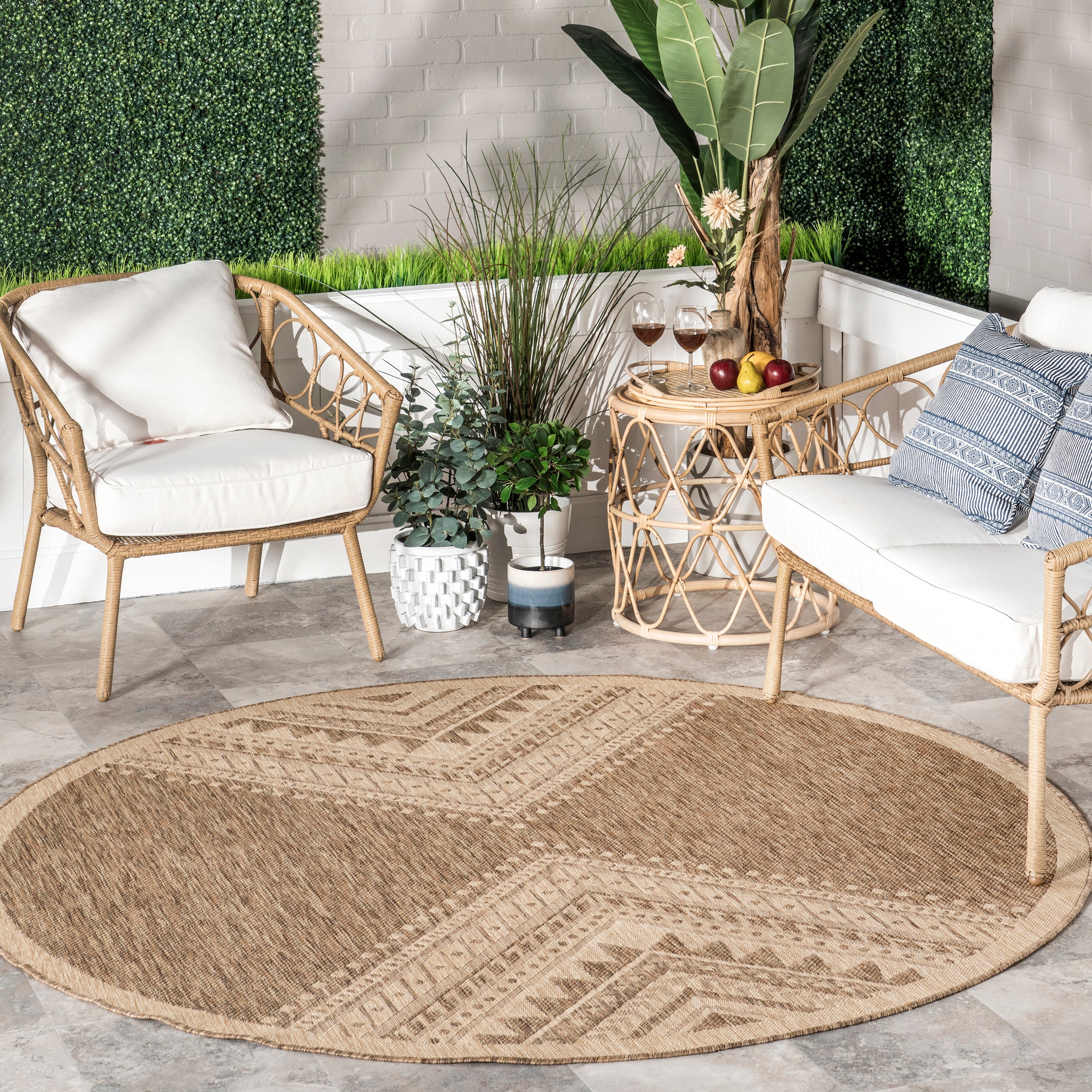 Landry Aztec Indoor/Outdoor Area Rug - Image 10