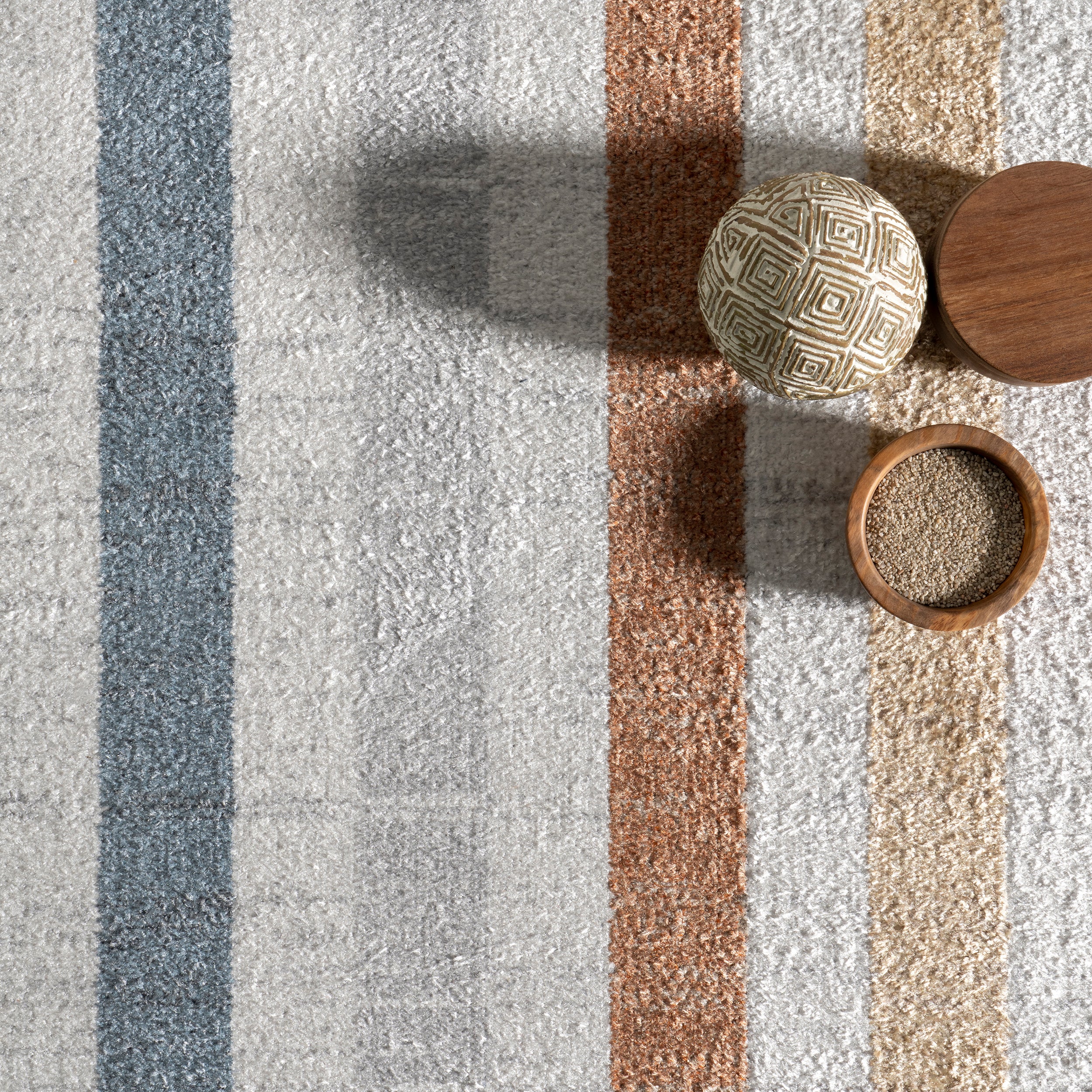 Aliénor Striped Machine Washable Area Rug - Image 6