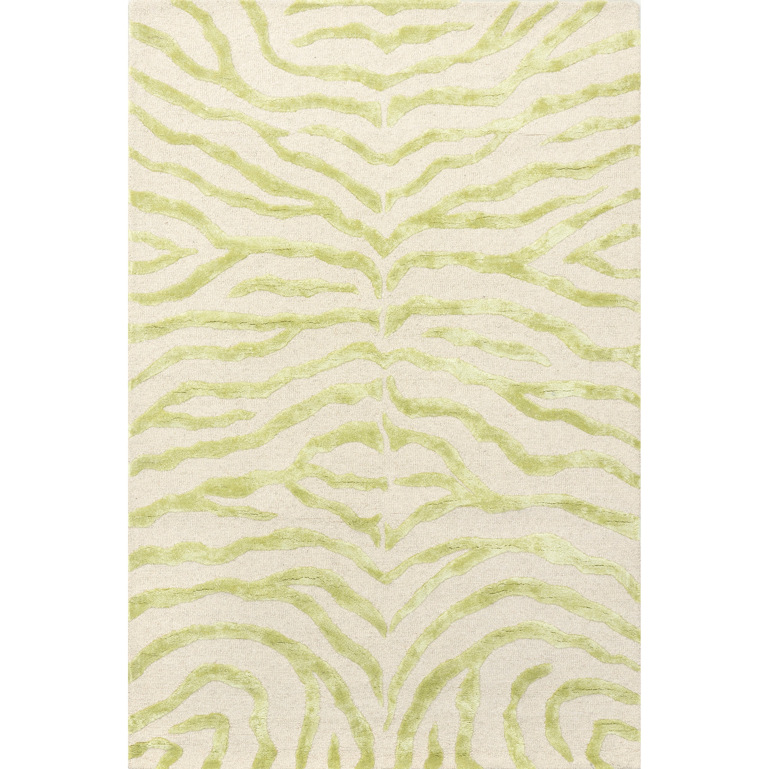 Hand Tufted Plush Zebra Area Rug - Image 29