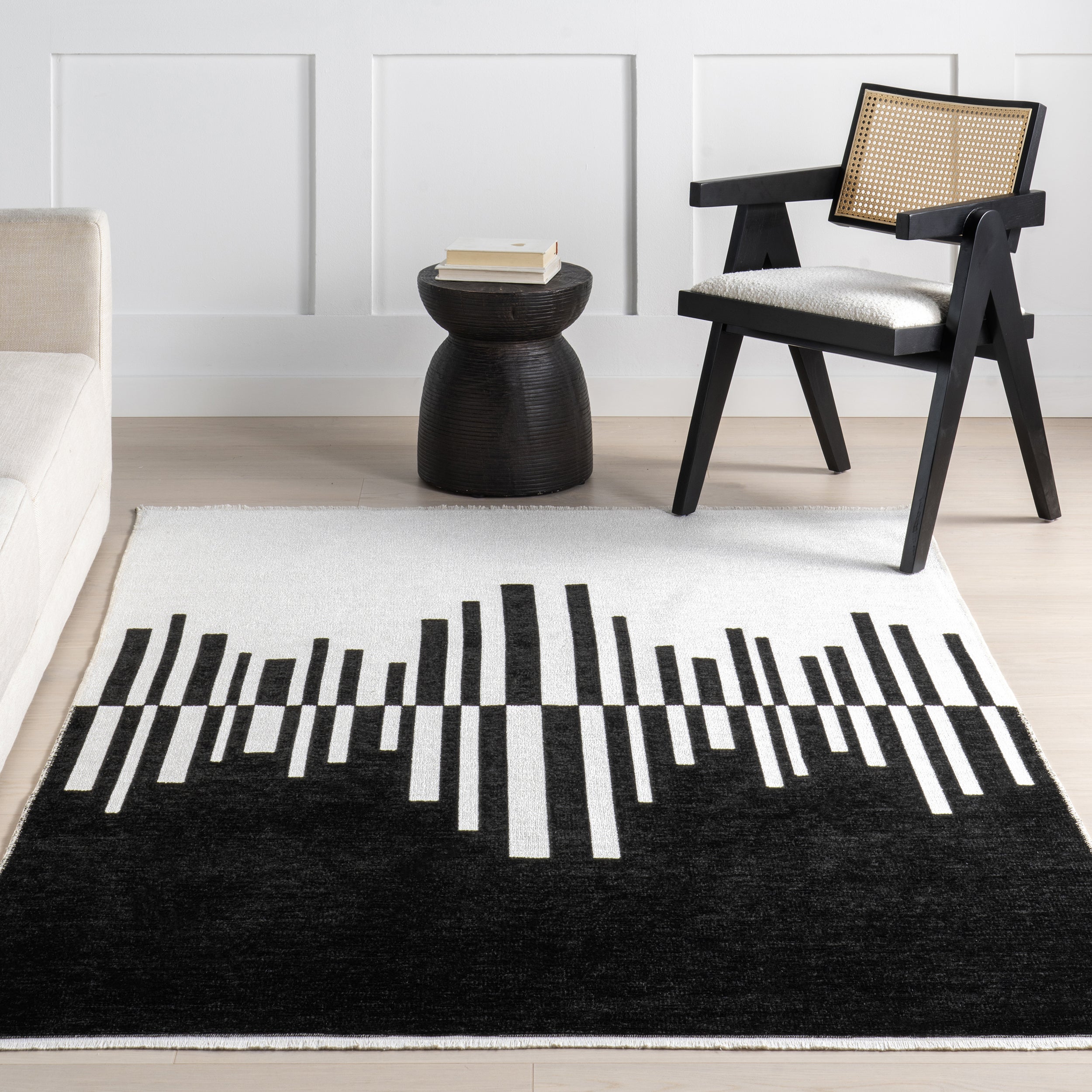 Olea Abstract Machine Washable Area Rug - Image 9