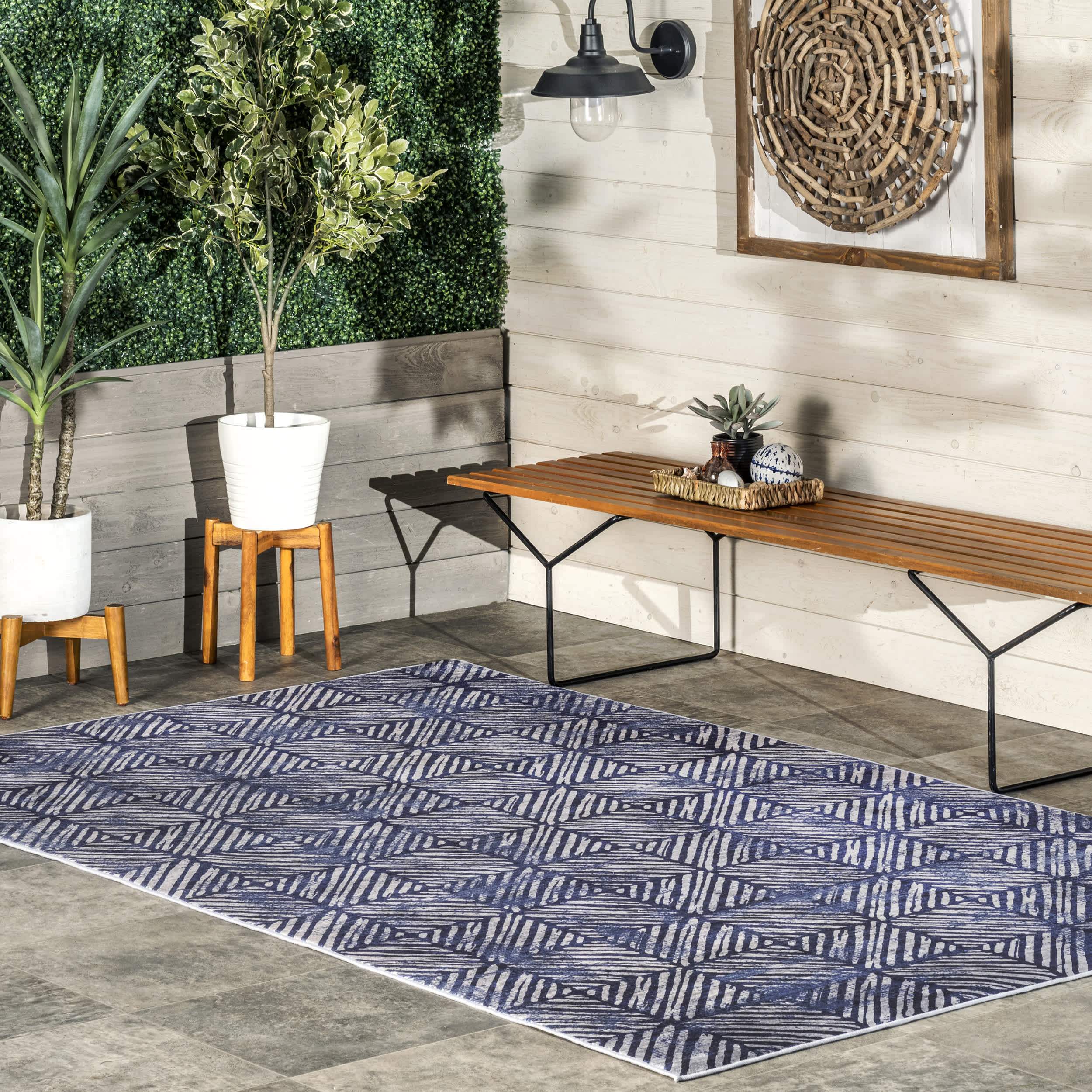 Cami Modern Machine Washable Indoor/Outdoor Area Rug - Image 2