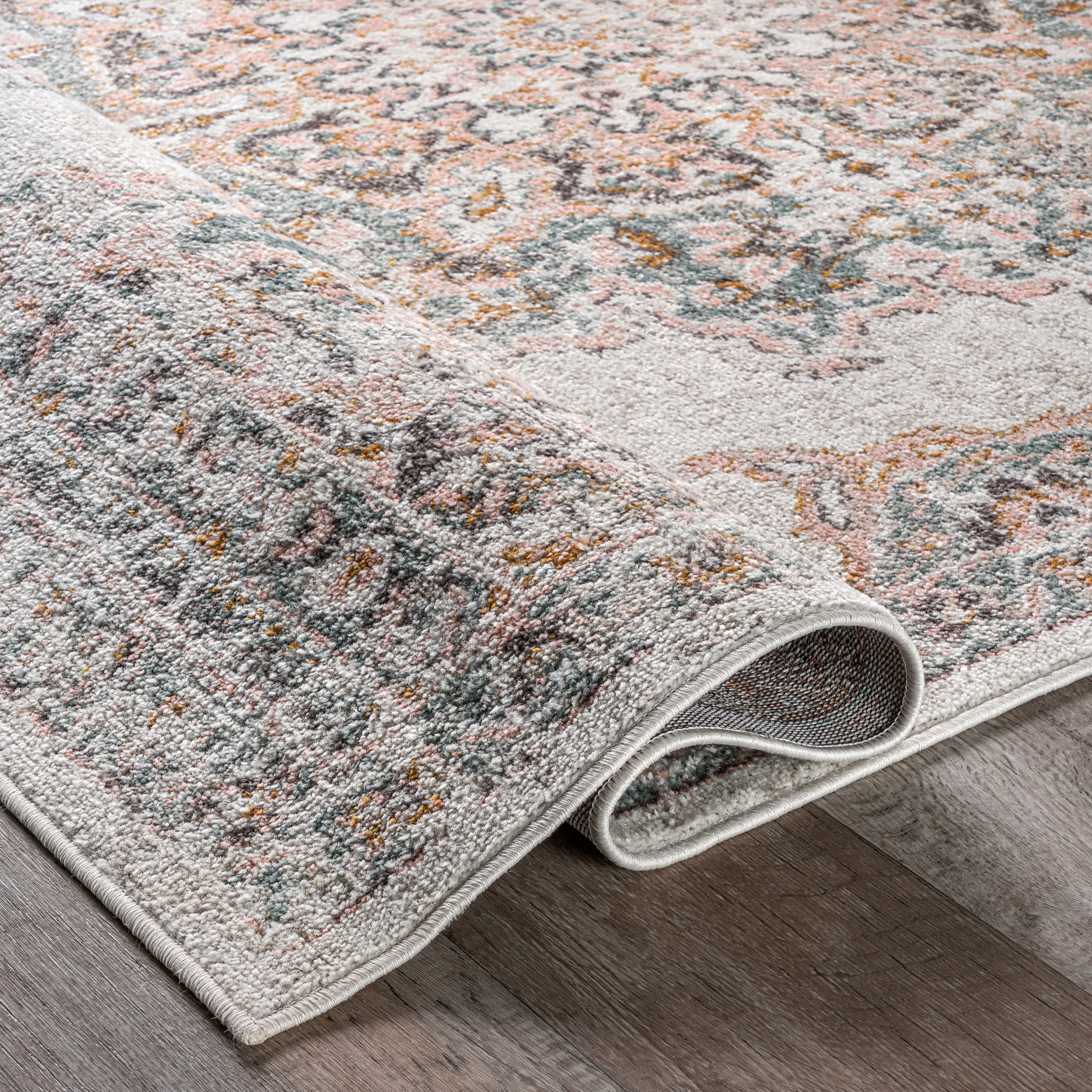 Vintage Medallion Liliana Area Rug - Image 4