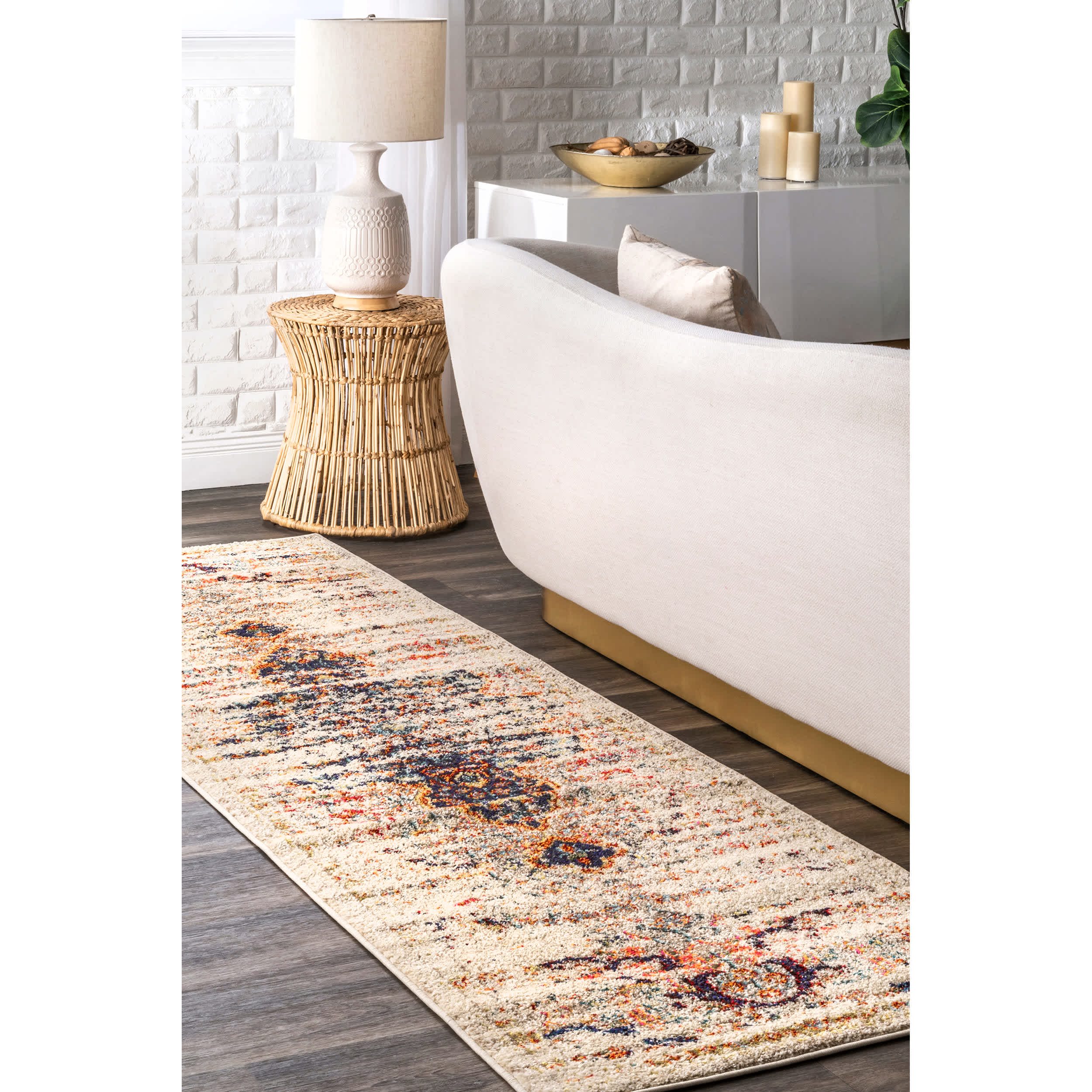 Distressed Persian Sarita Area Rug - Image 17