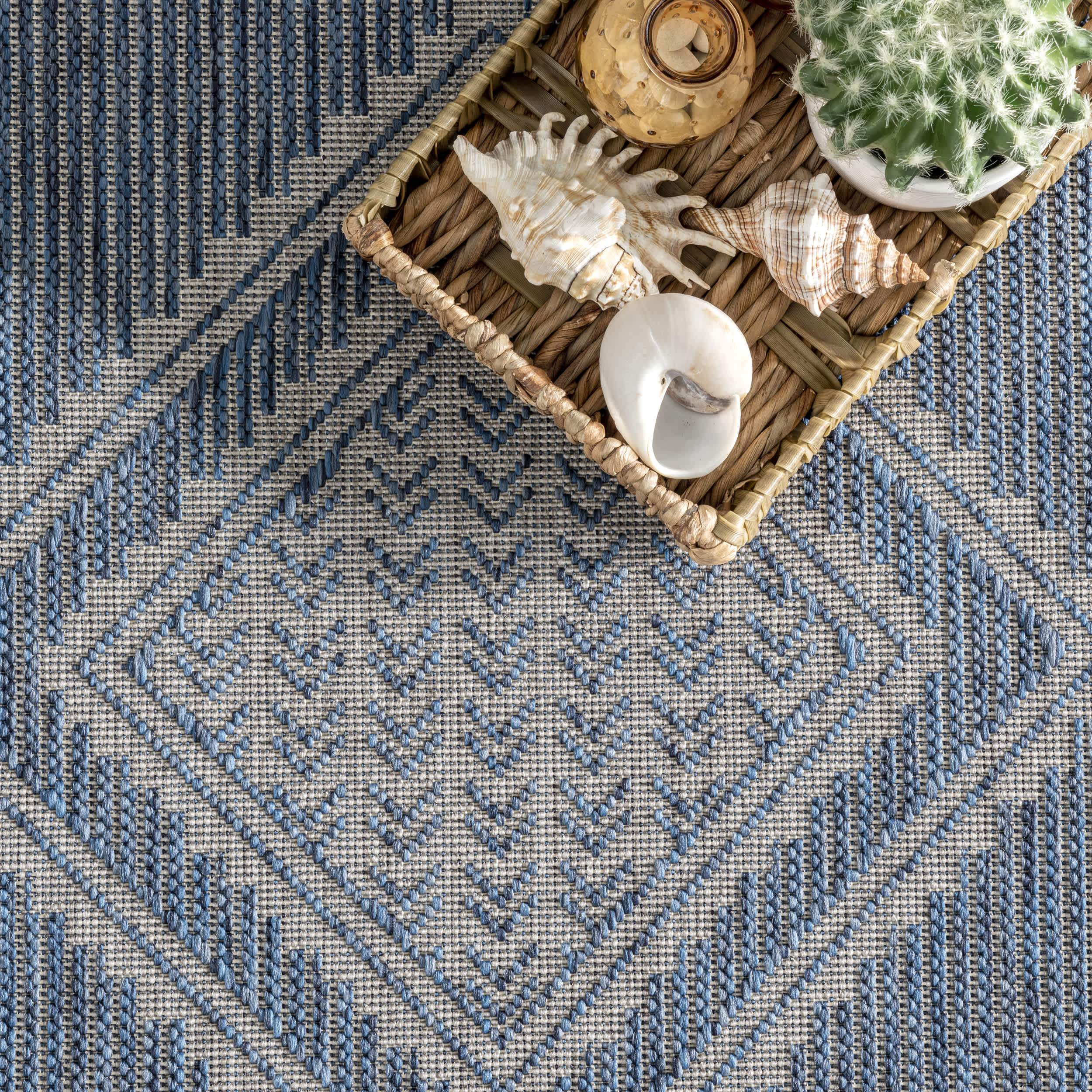 Aria Tribal Transitional Indoor/Outdoor Area Rug - Image 24