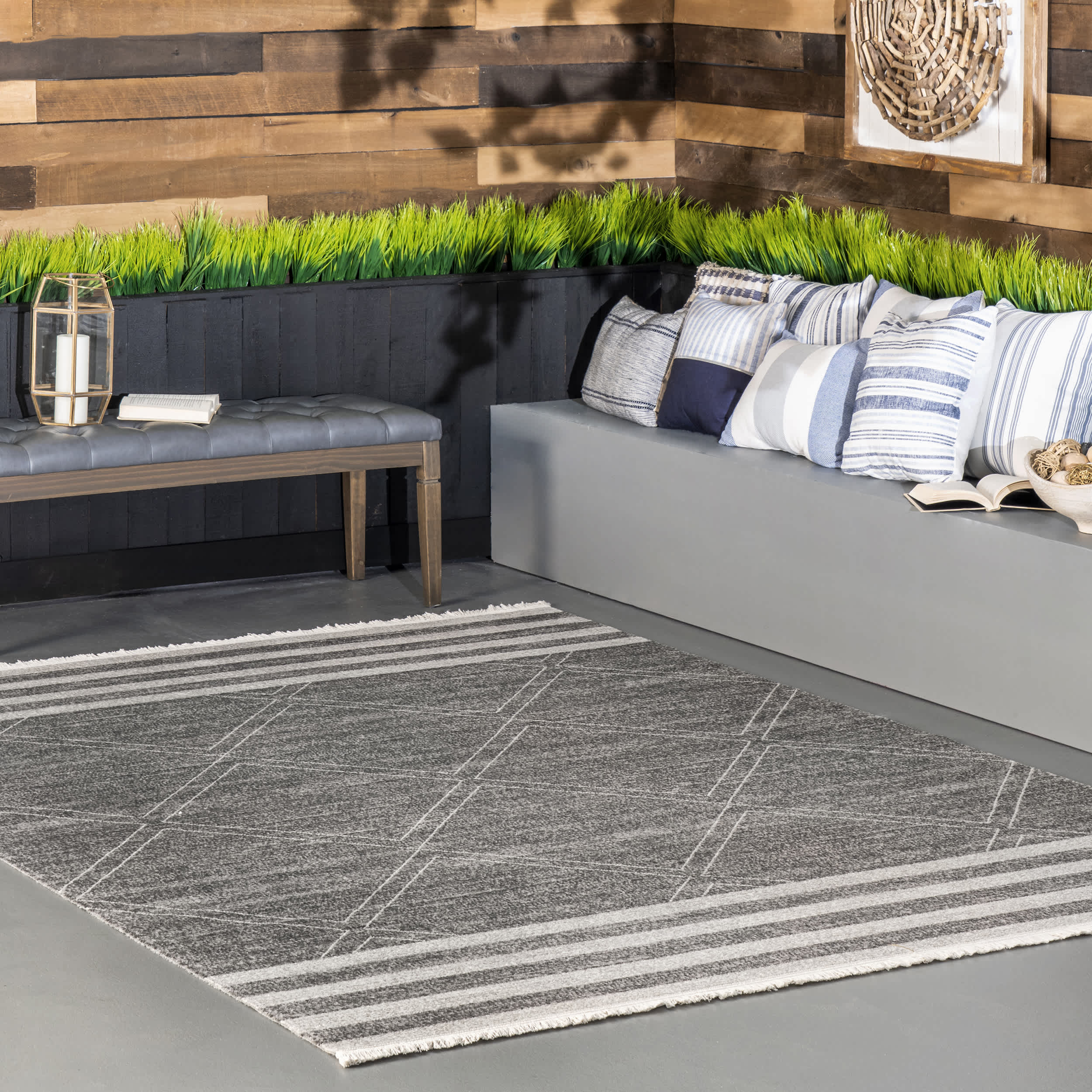 Roberge Coastal Indoor/Outdoor Area Rug - Image 12