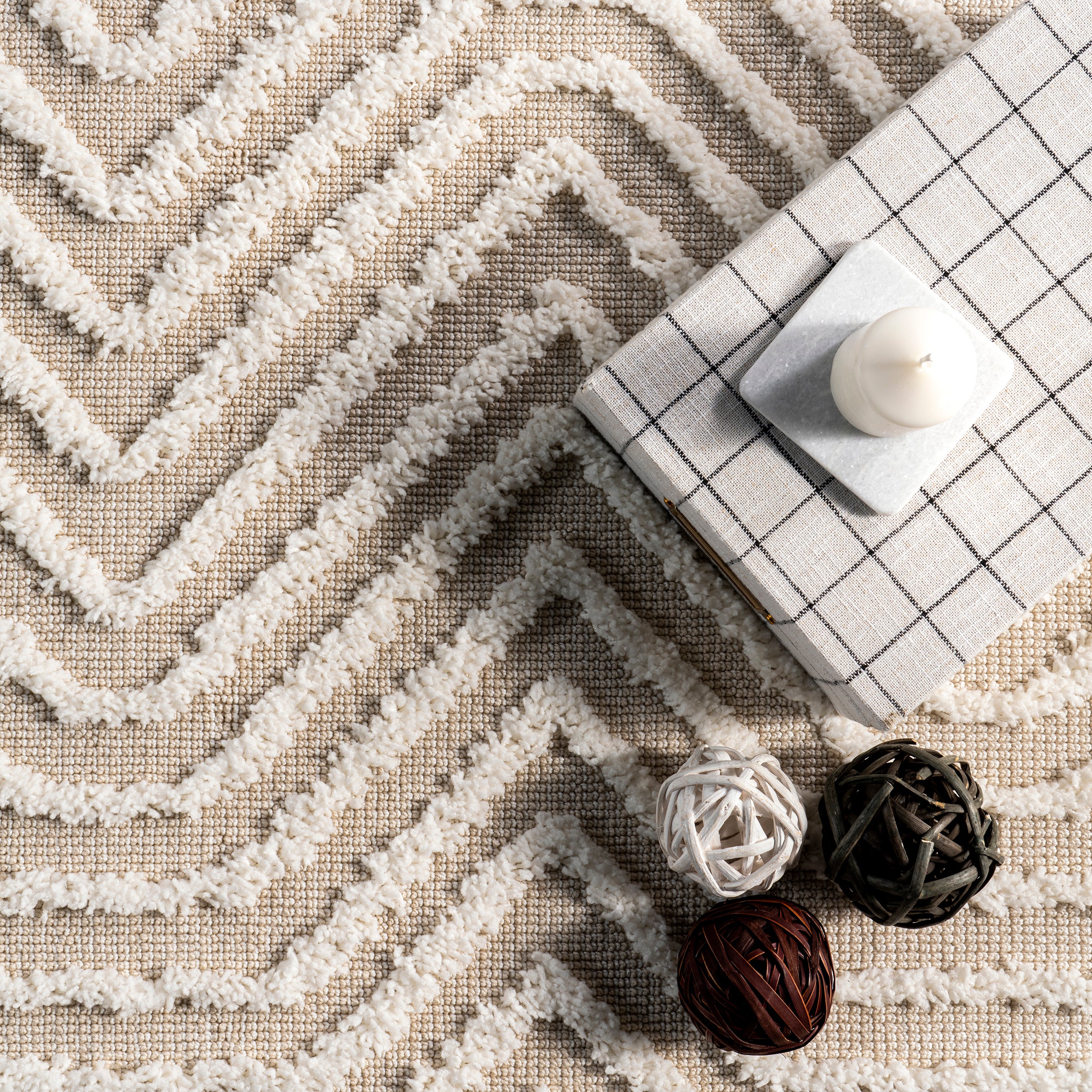 Briallyn Modern Waves Tassel Area Rug - Image 6