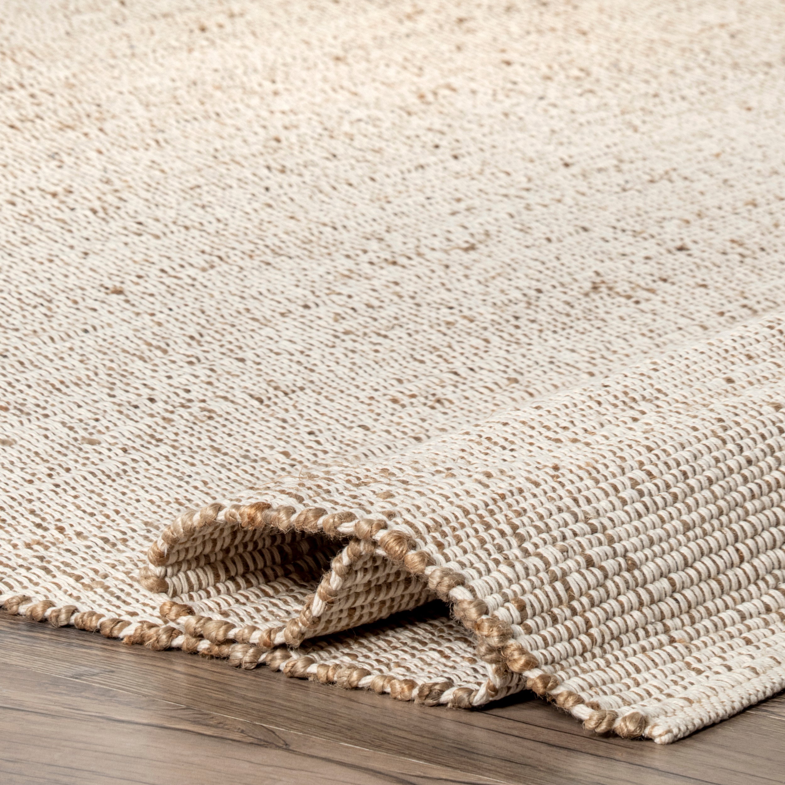 Elfriede Farmhouse Jute Blend Area Rug - Image 4