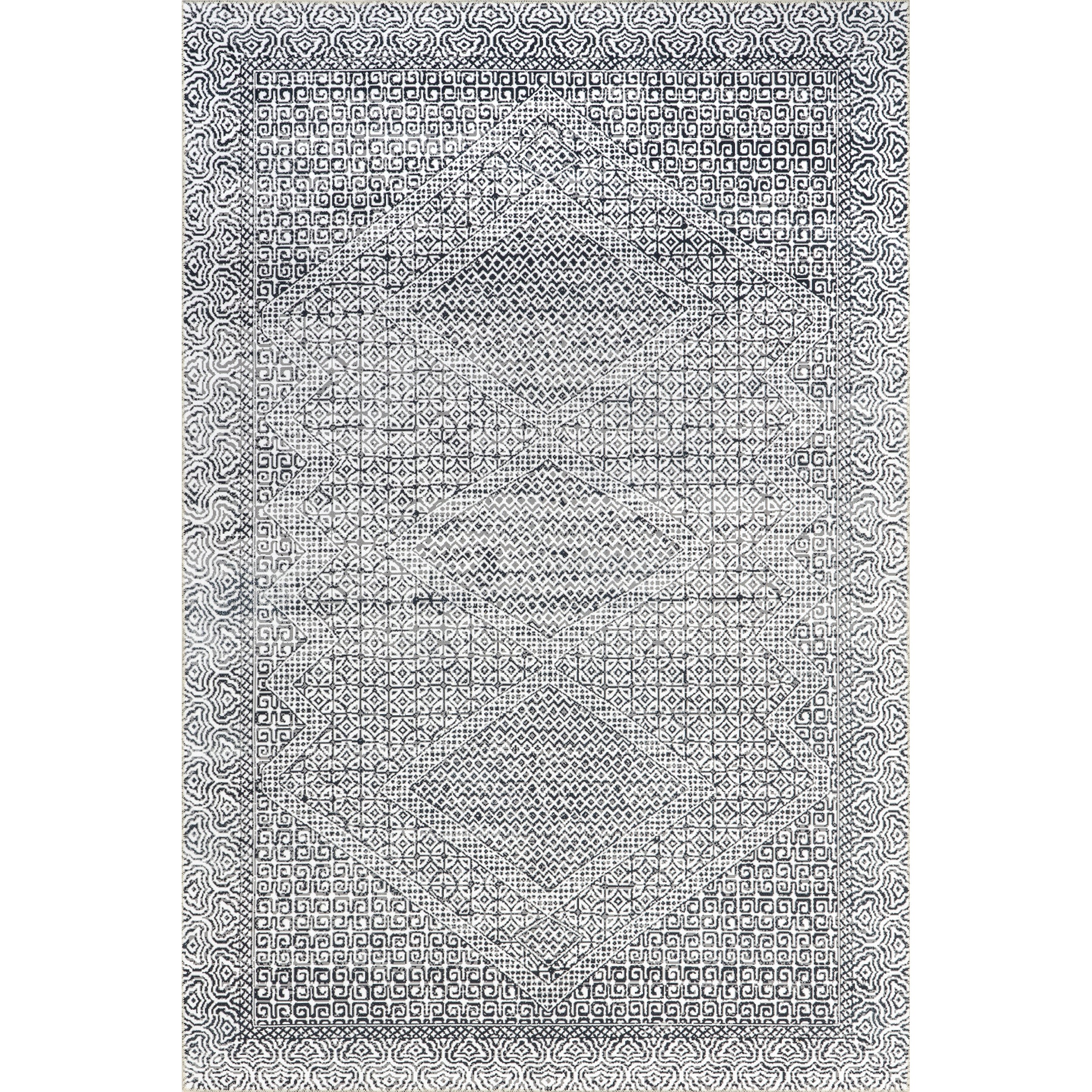 Reya Transitional SplashGuard Machine Washable Area Rug
