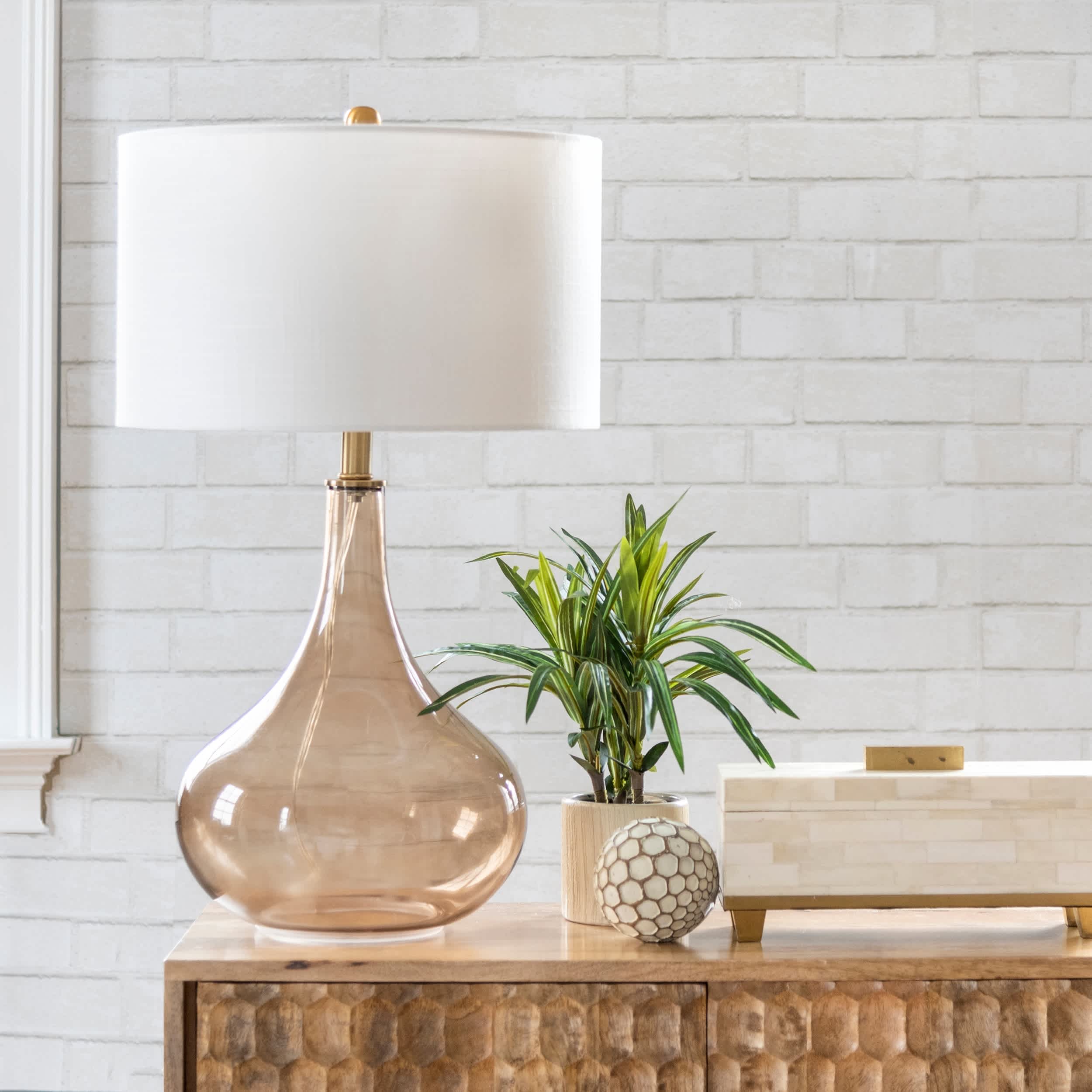 Farrell 26 Glass Table Lamp - Image 3