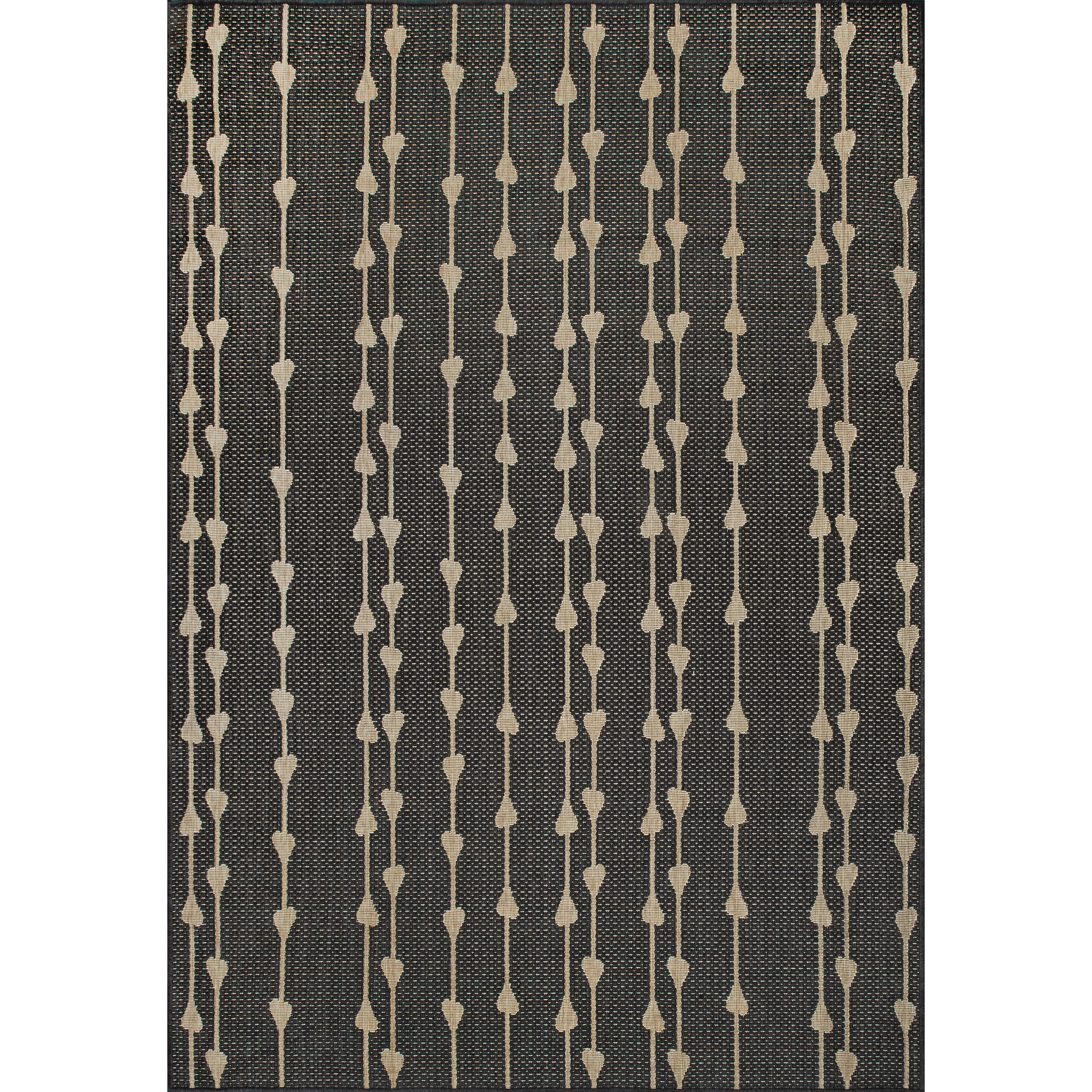 Kiernan Vertical Teardrop Stripe Indoor/Outdoor Area Rug - Image 3