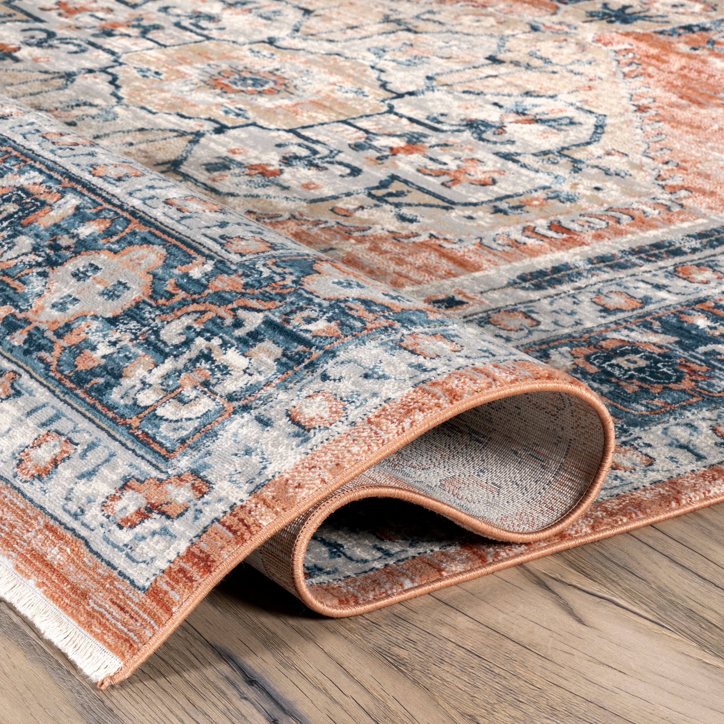 Zara Vintage Medallion Area Rug - Image 4