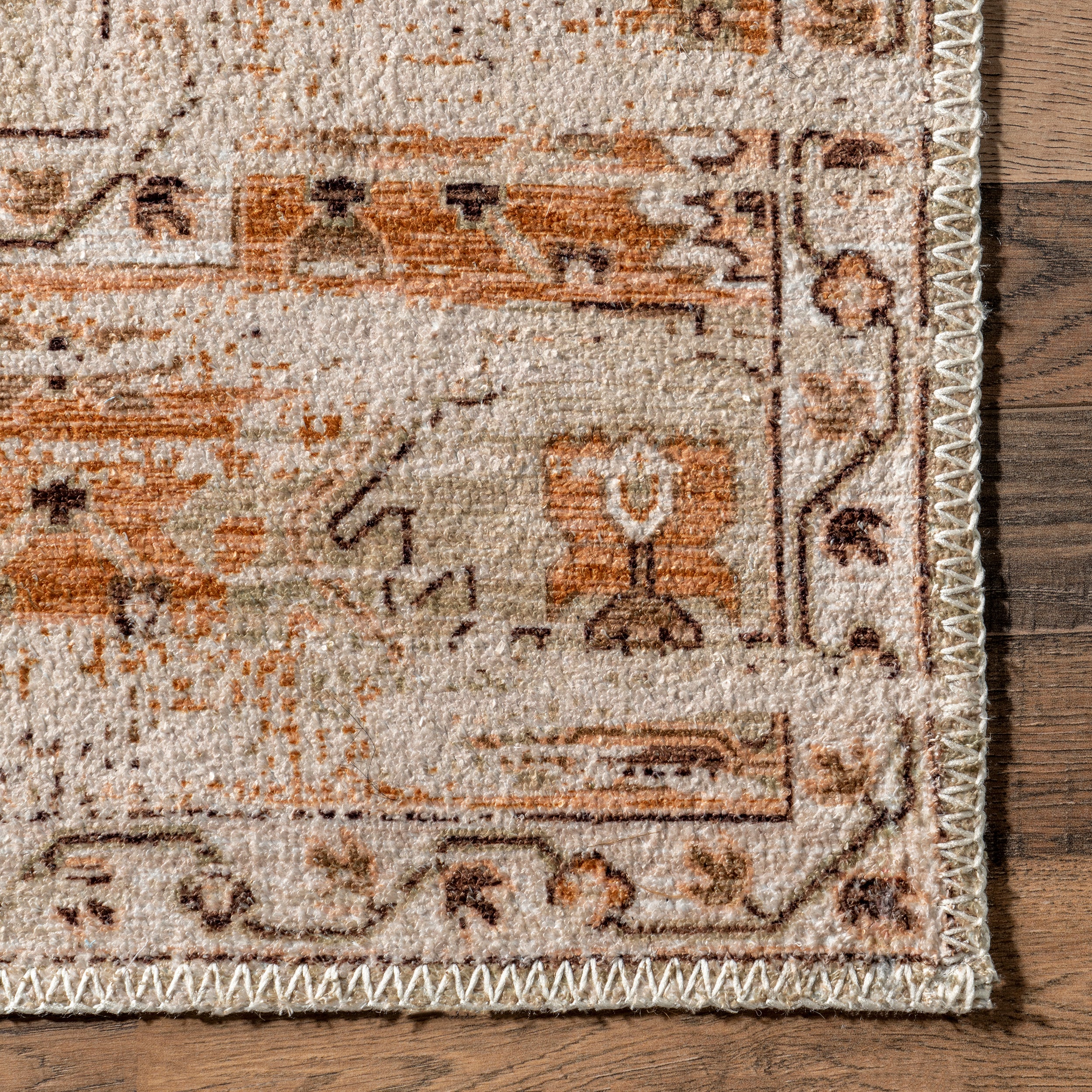 Aada Persian Machine Washable Area Rug - Image 5