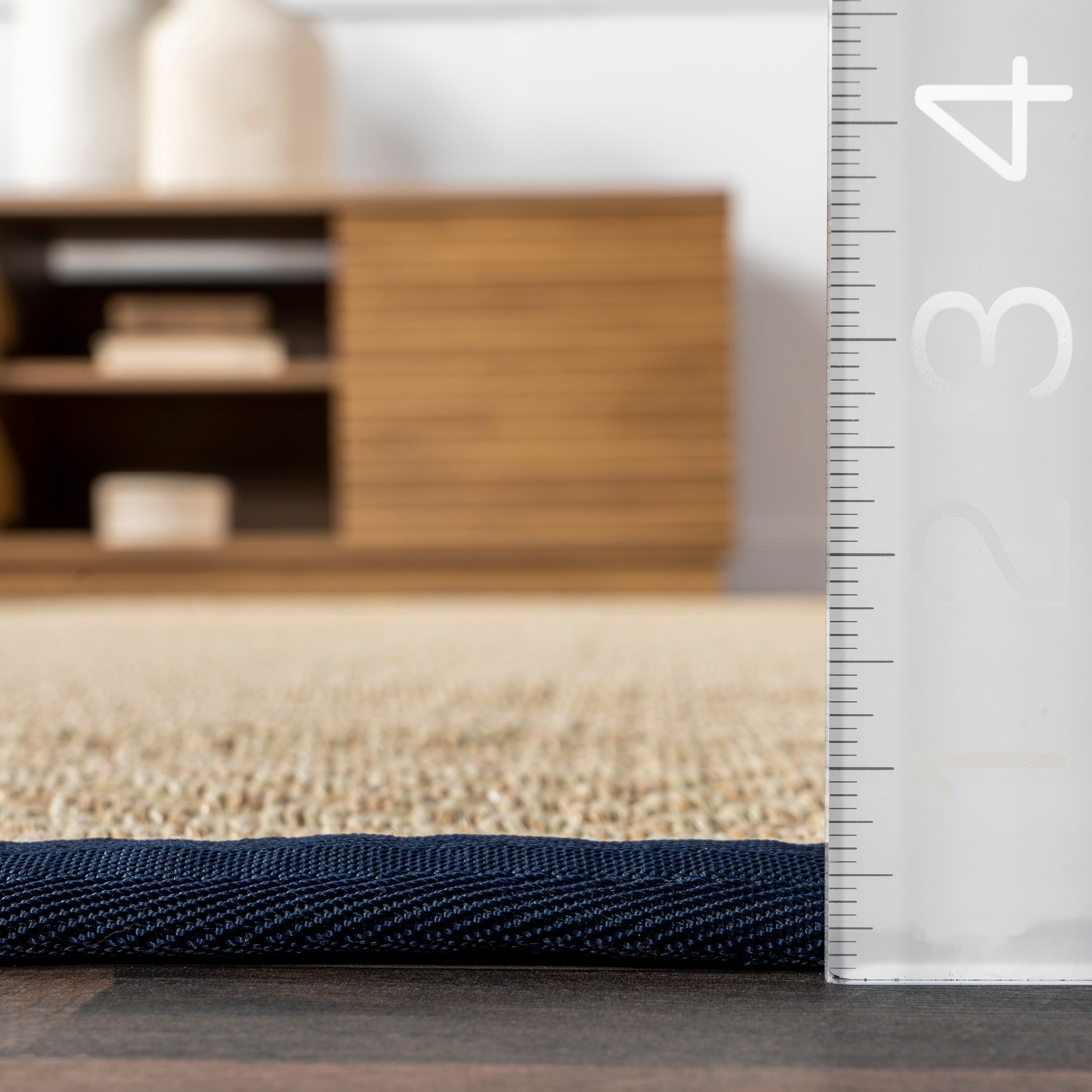 Meena Faux Seagrass Bordered Indoor/Outdoor Area Rug - Image 21