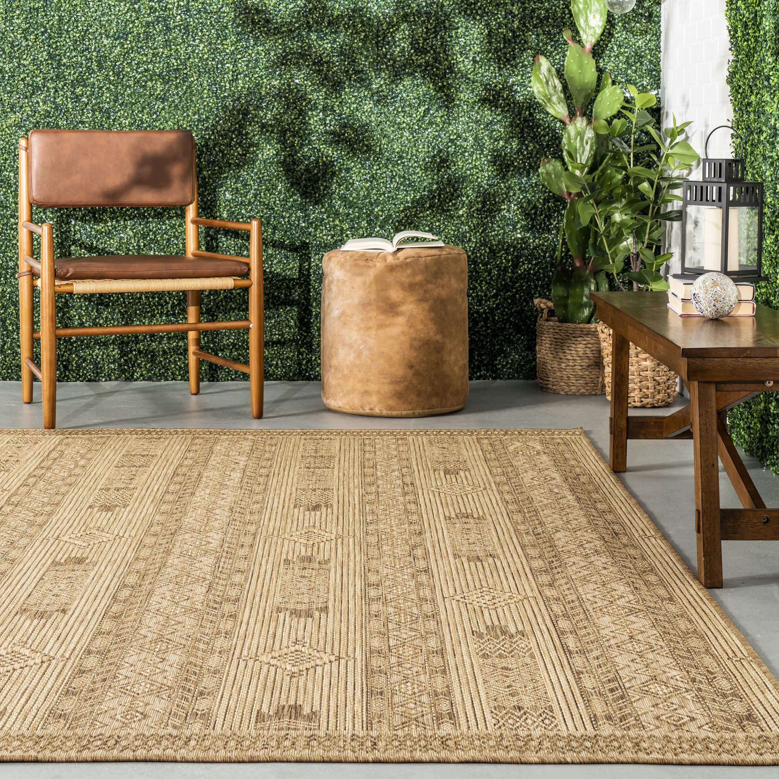 Jemma Tribal Bands Indoor/Outdoor Area Rug - Image 8