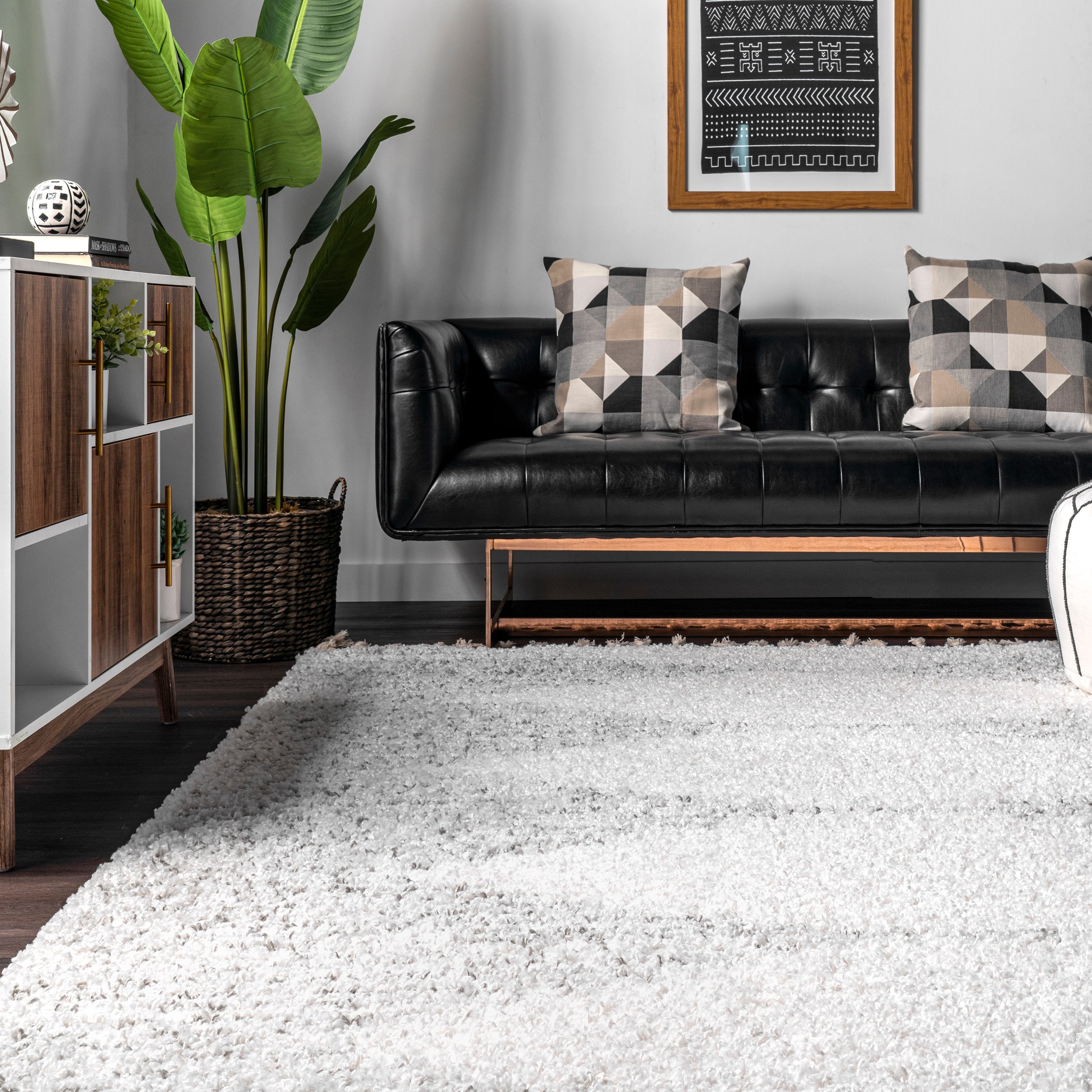 Bria Moroccan Shag Tasseled Area Rug - Image 30