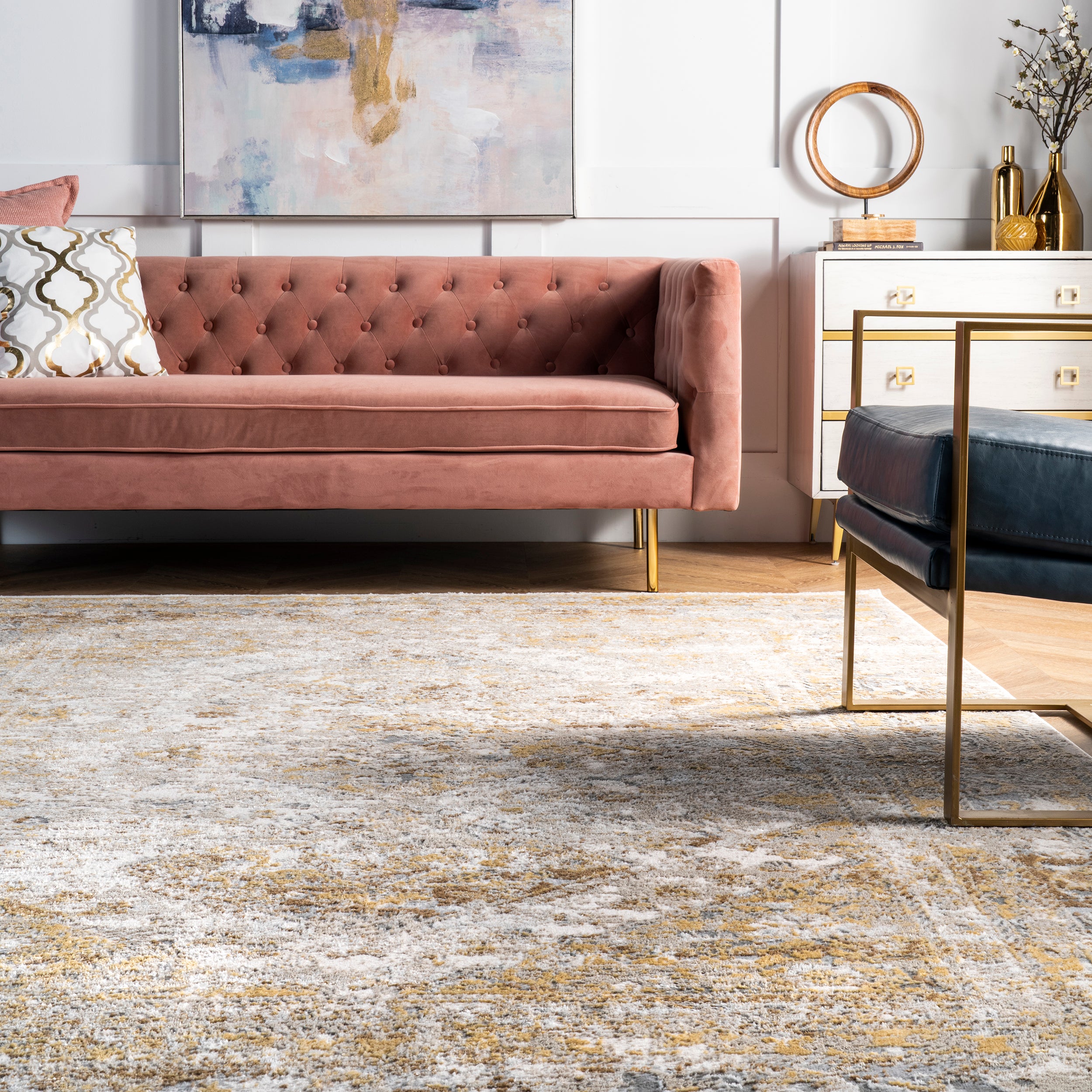 Madisson Vintage Faded Medallion Area Rug - Image 20