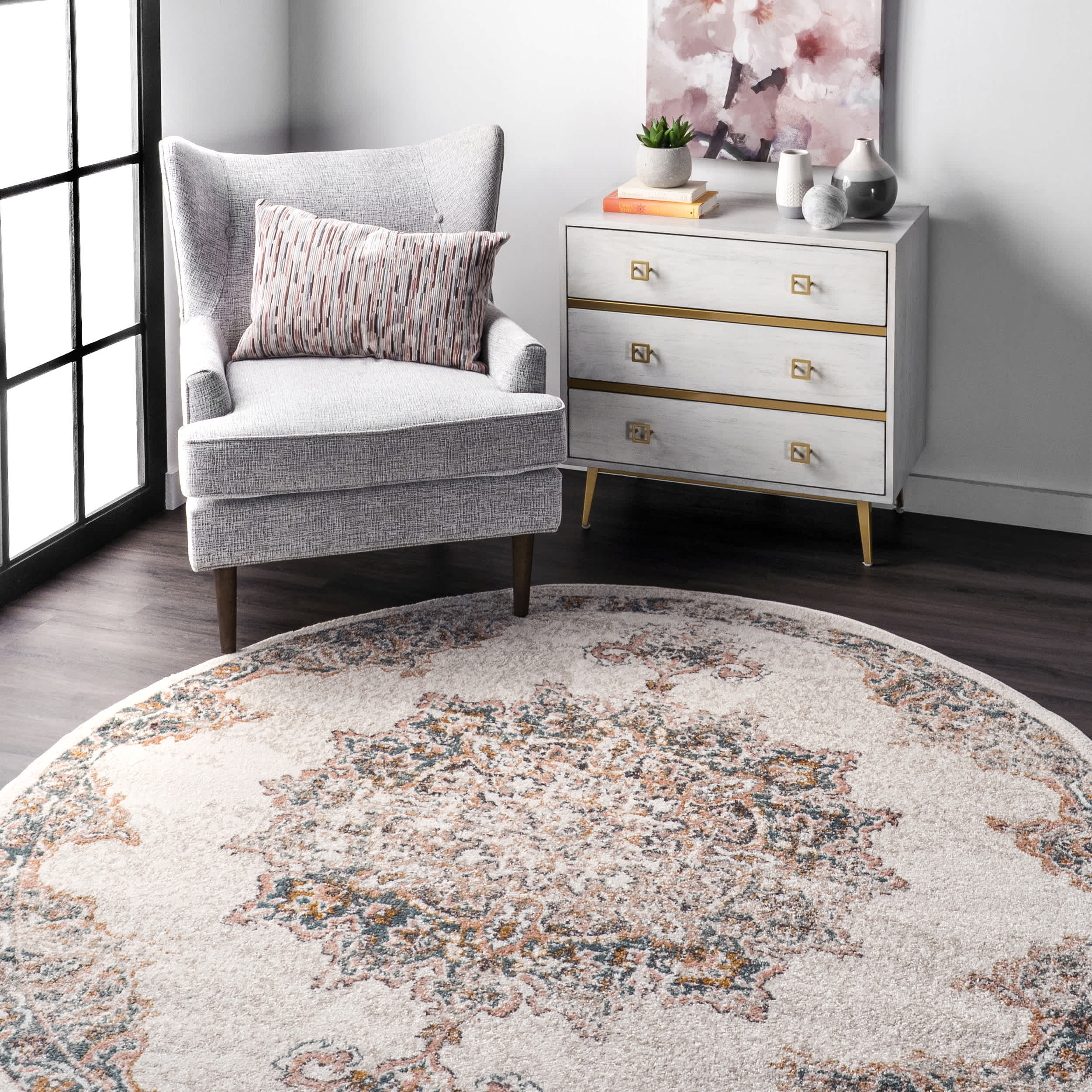 Vintage Medallion Liliana Area Rug - Image 11