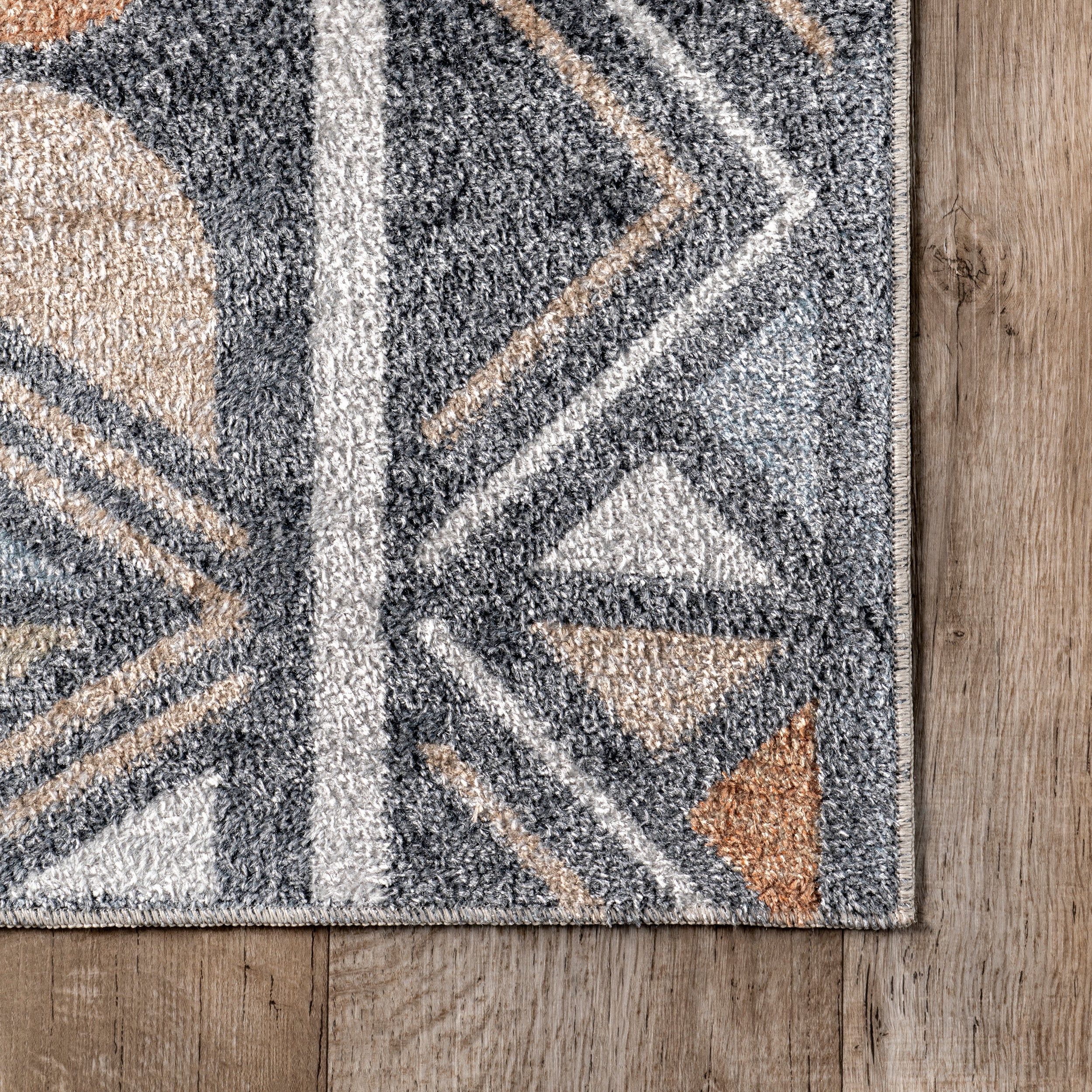 Dolina Tribal Stripes Machine Washable Area Rug - Image 5