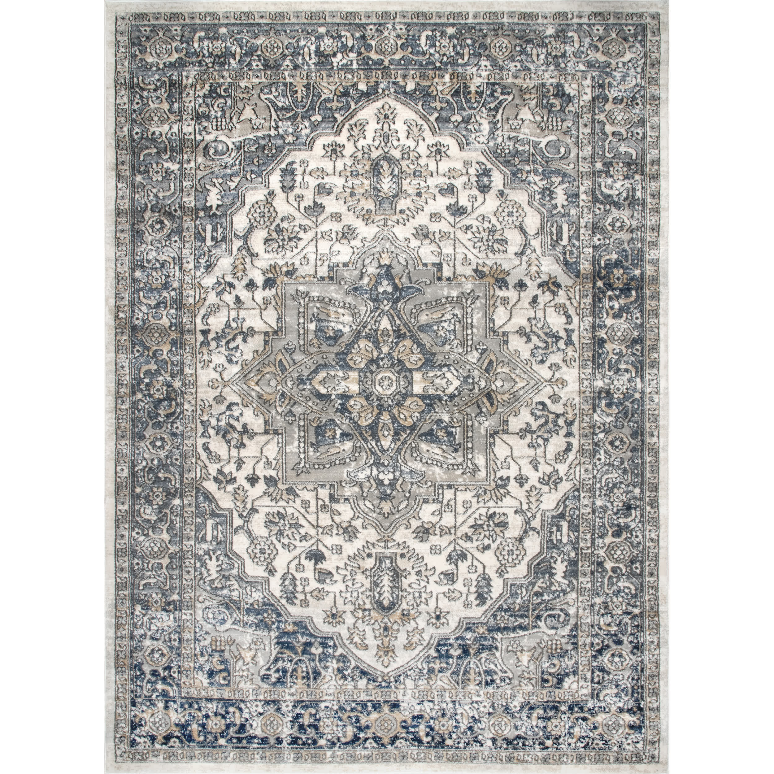 Darcie Traditional Medallion Area Rug - Image 5