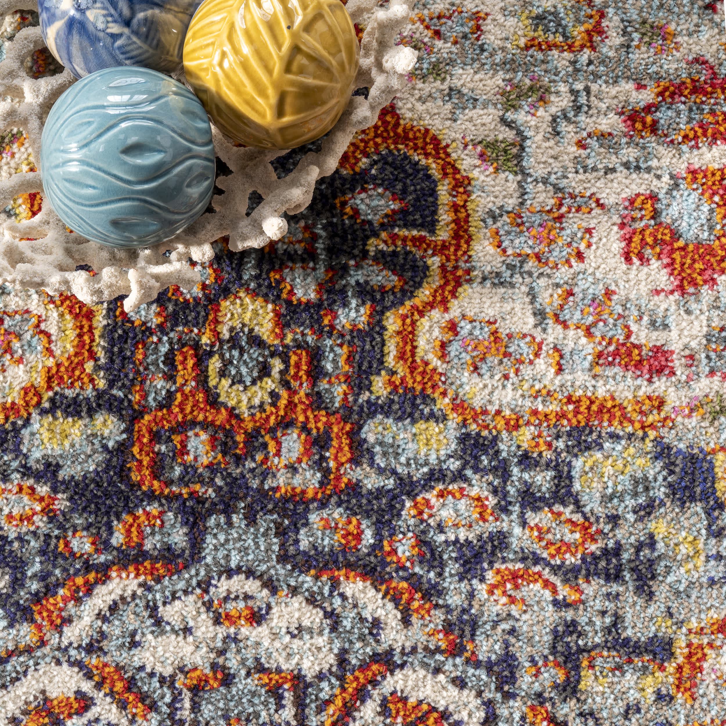 Distressed Persian Sarita Area Rug - Image 6