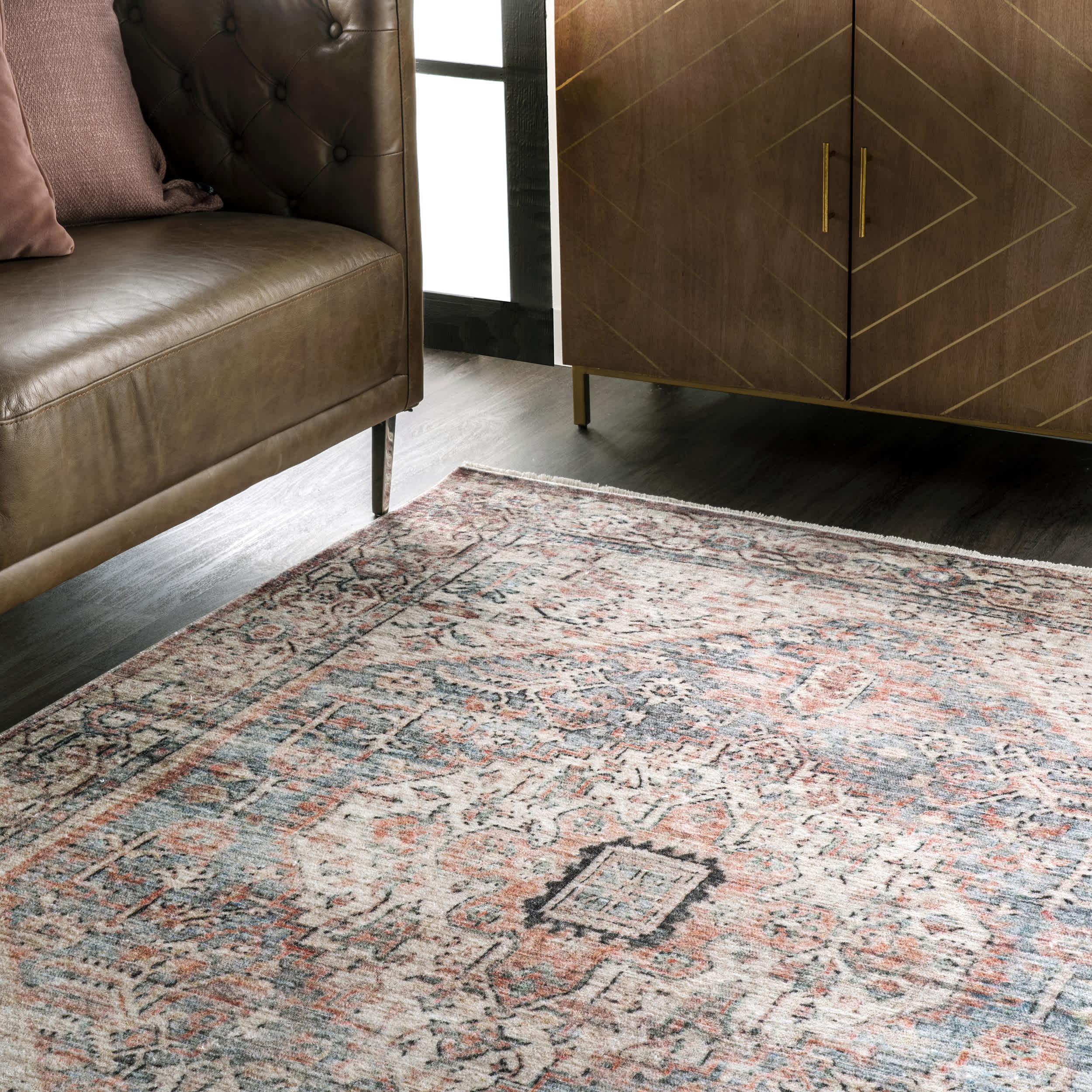 Herati Medallion Area Rug - Image 9