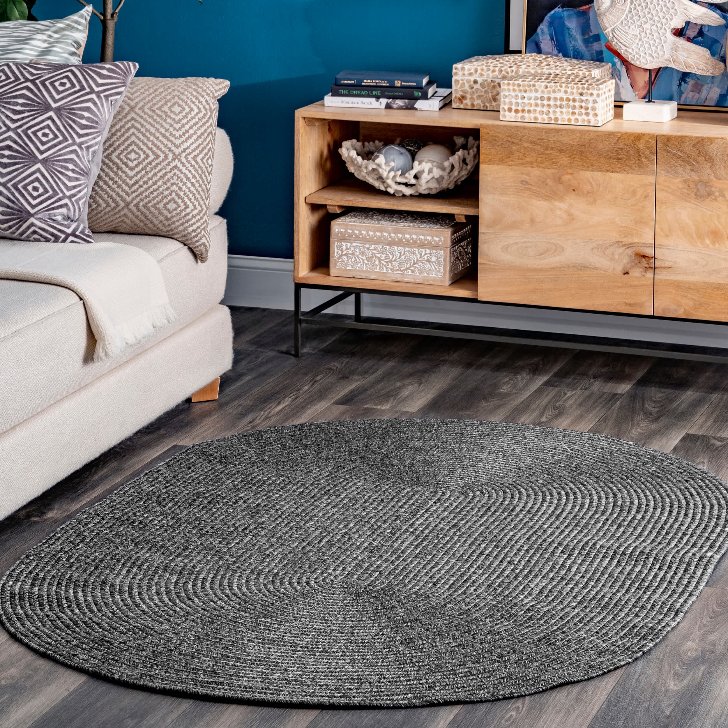 Wynn Braided Indoor/Outdoor Area Rug - Image 23