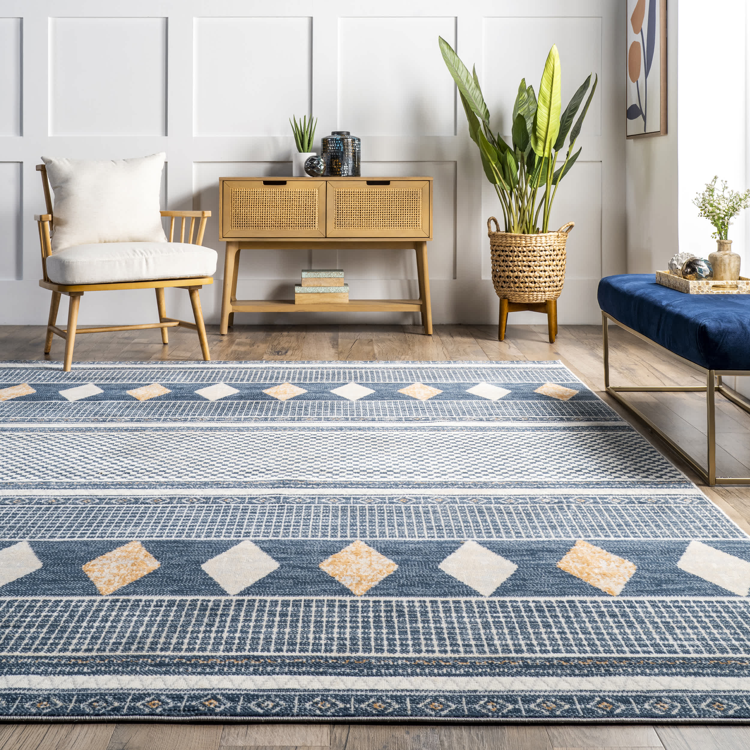 Harper Mosaic Tribal Stripes Area Rug - Image 13