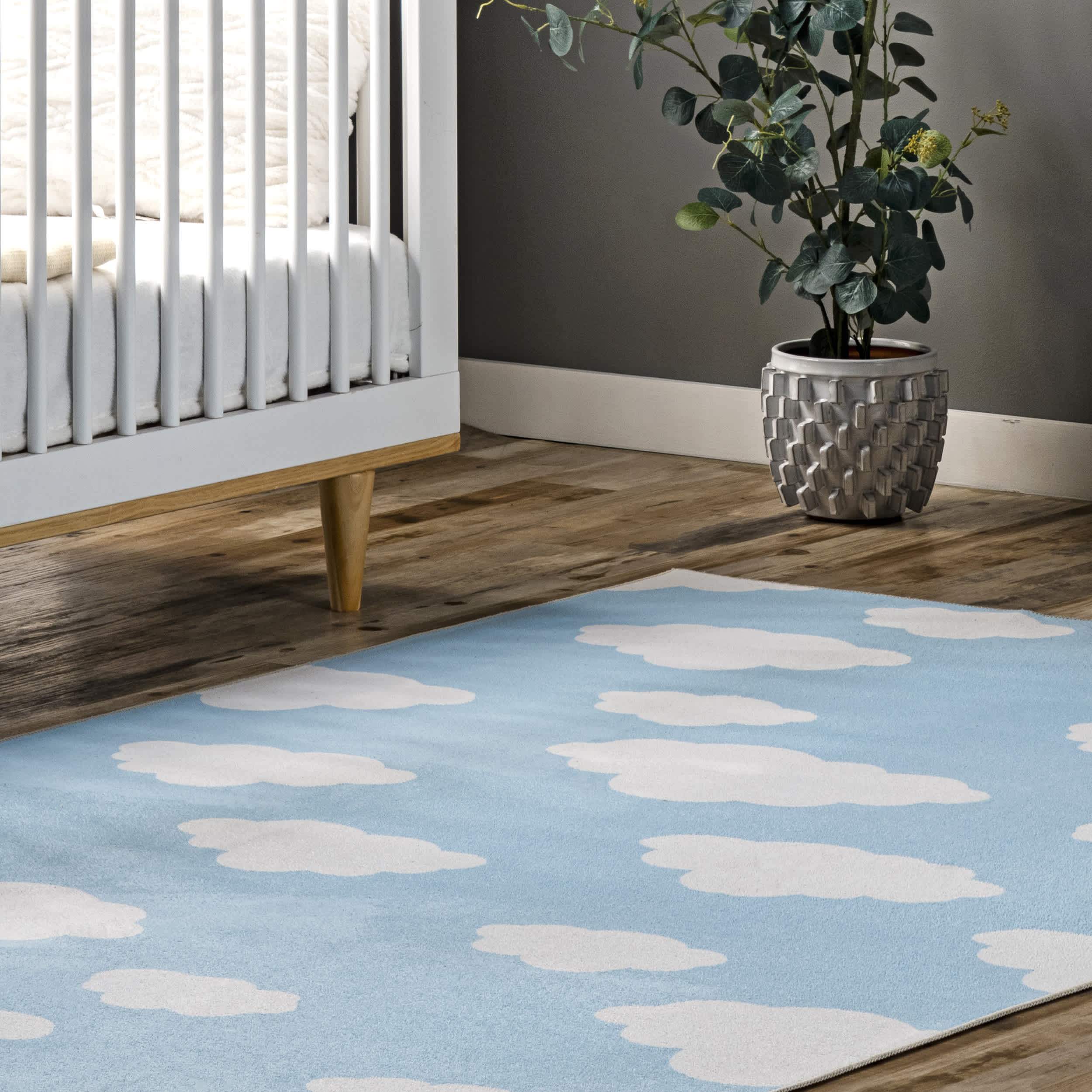 Landon Clouds Kids Washable Area Rug - Image 9