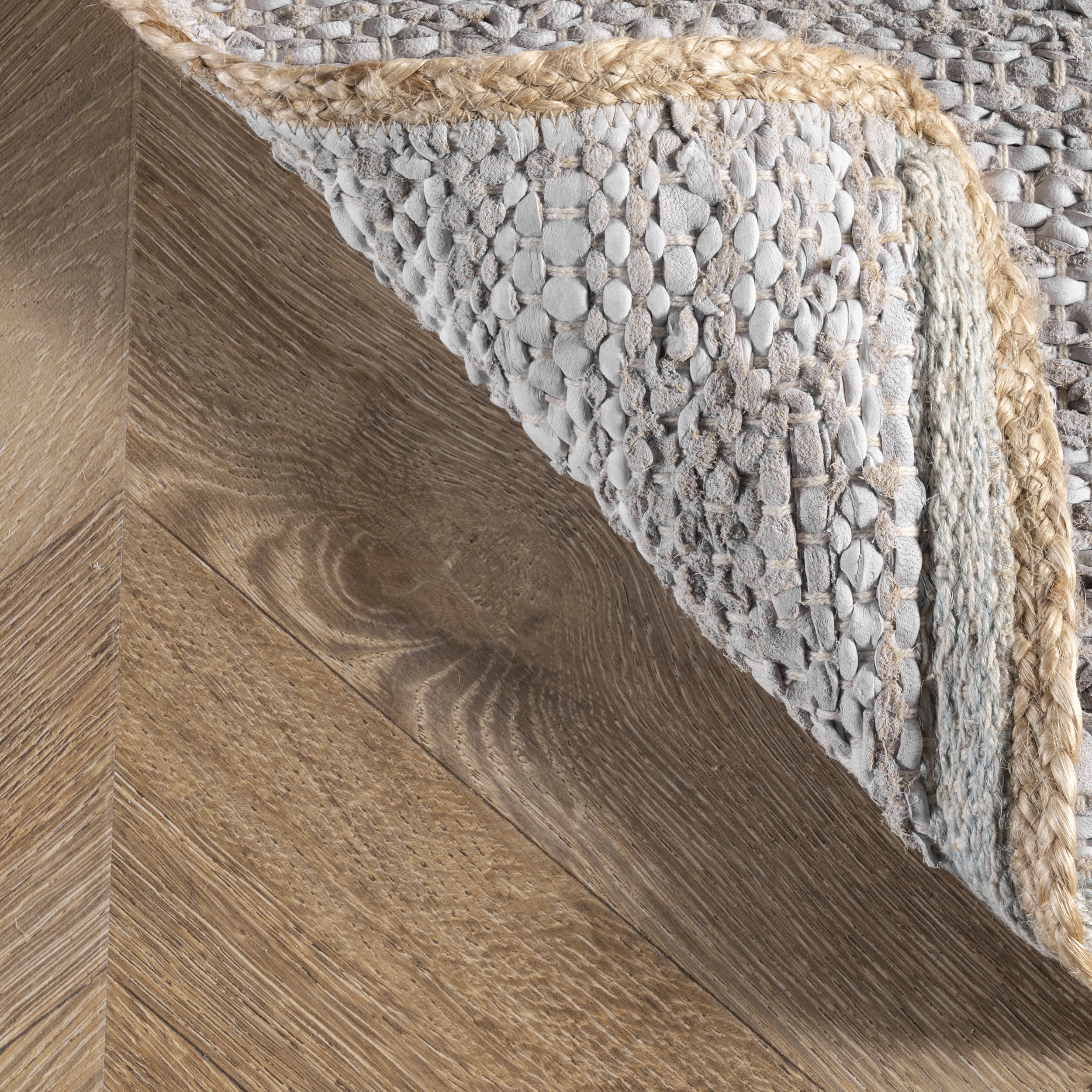 Sabby Hand Woven Leather Flatweave Area Rug - Image 26