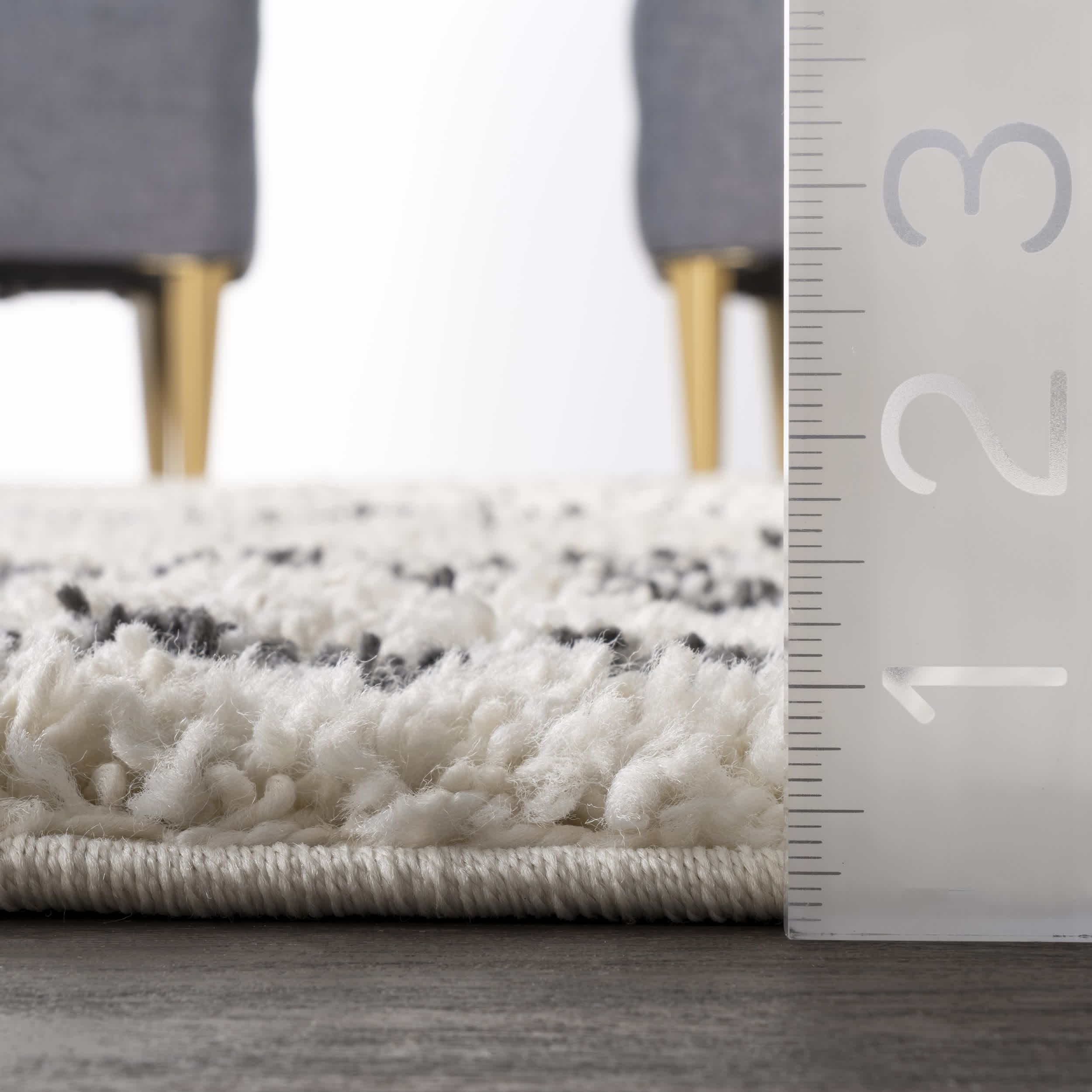 Mackie Moroccan Diamond Tassel Area Rug - Image 3