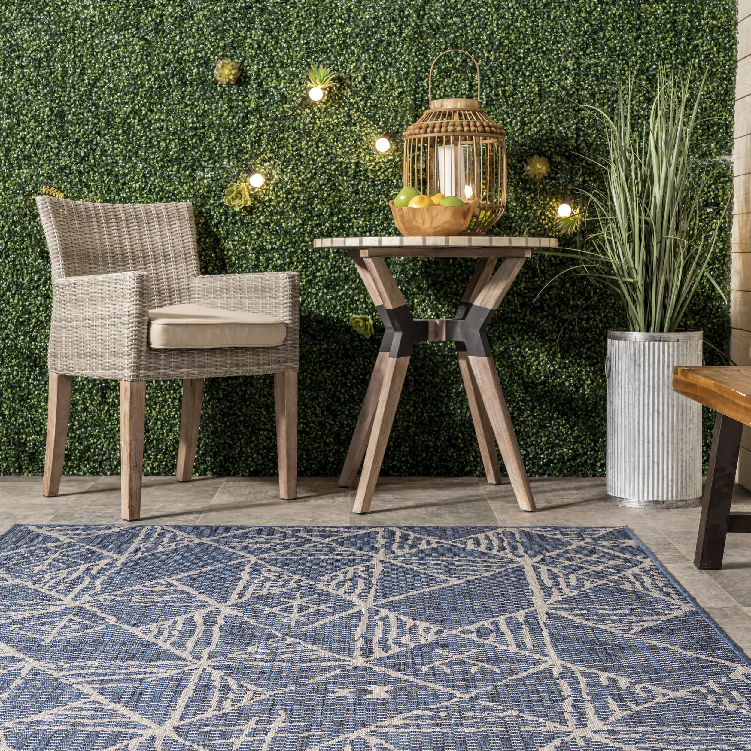 Marlow Geometric Aztec Indoor/Outdoor Area Rug - Image 8