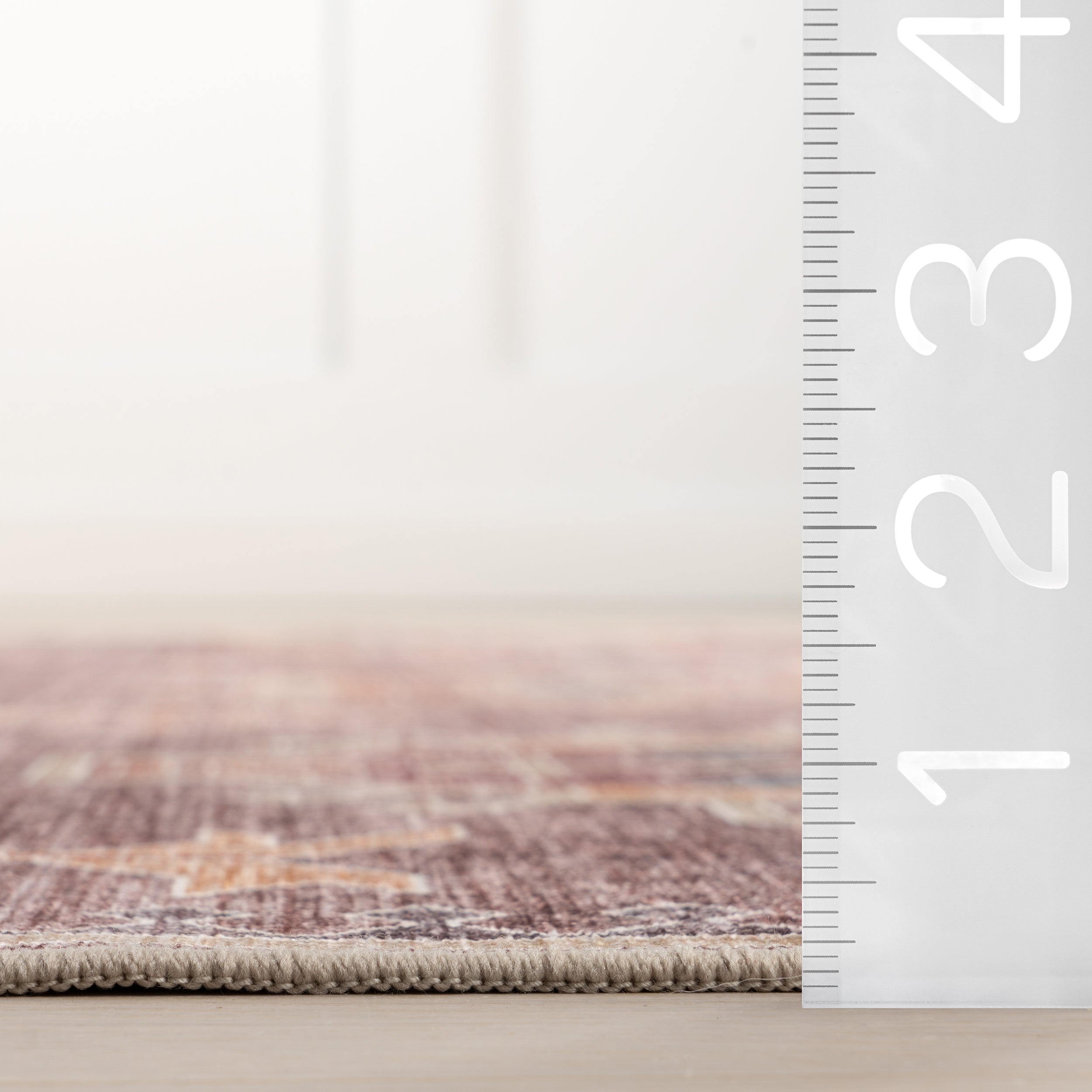 Philomena Medallion Spill Proof Machine Washable Area Rug - Image 3