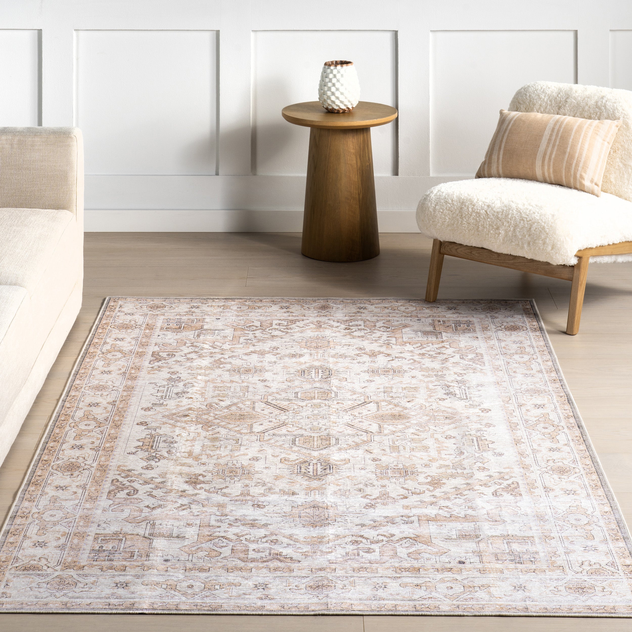 Kaleen Medallion Spill Proof Machine Washable Area Rug - Image 18