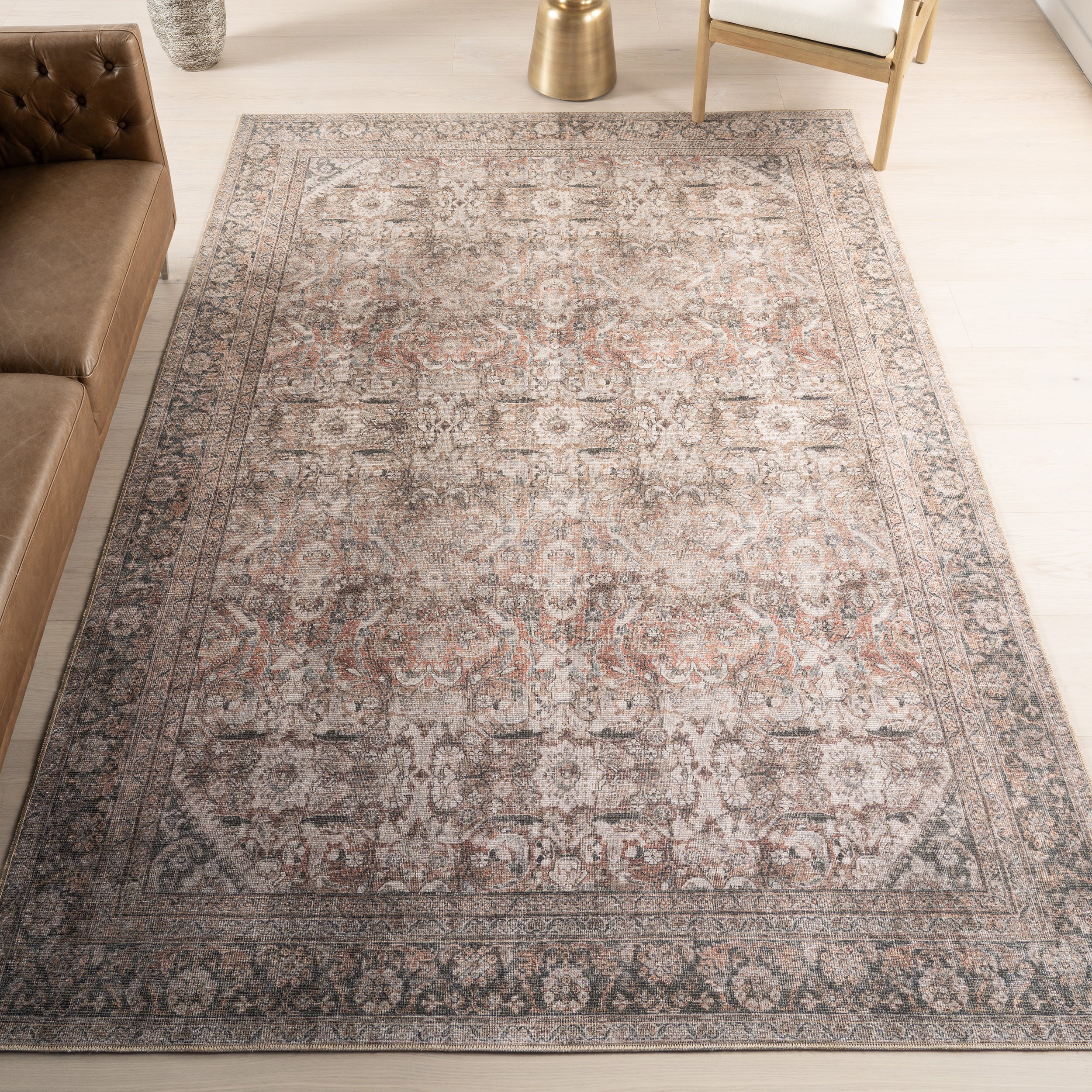 Hillstone Collection Deka Traditional Vintage Medallion Area Rug - Image 12