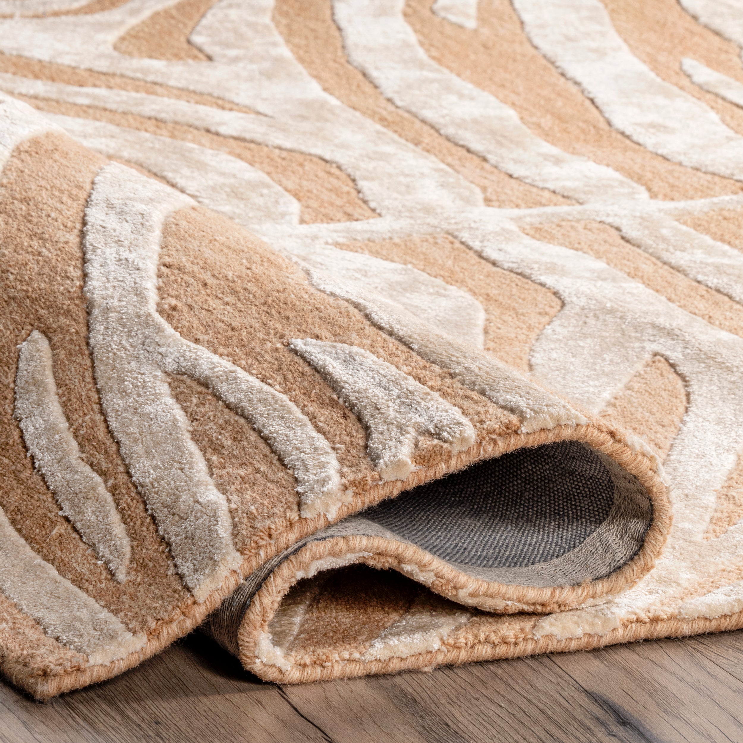 Hand Tufted Plush Zebra Area Rug - Image 23