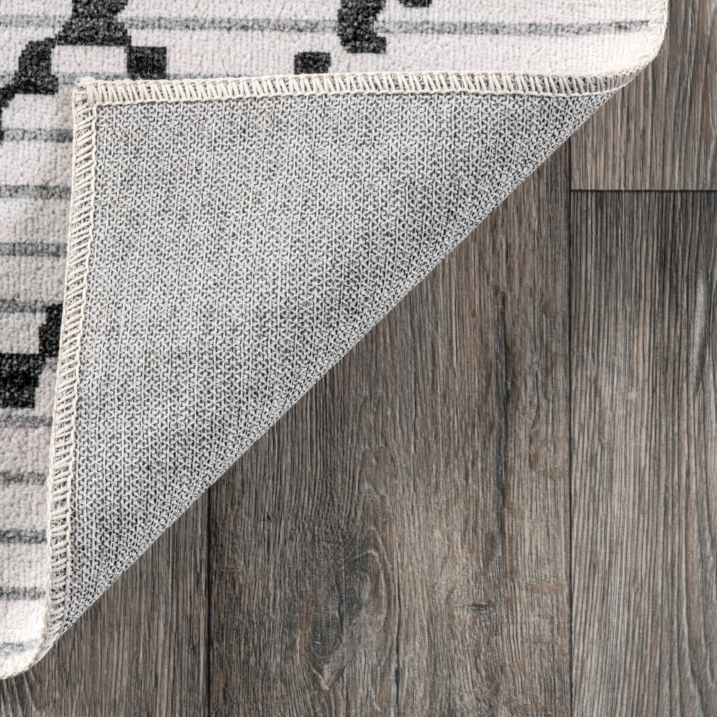 Echo Multi Diamond Machine Washable Area Rug - Image 7