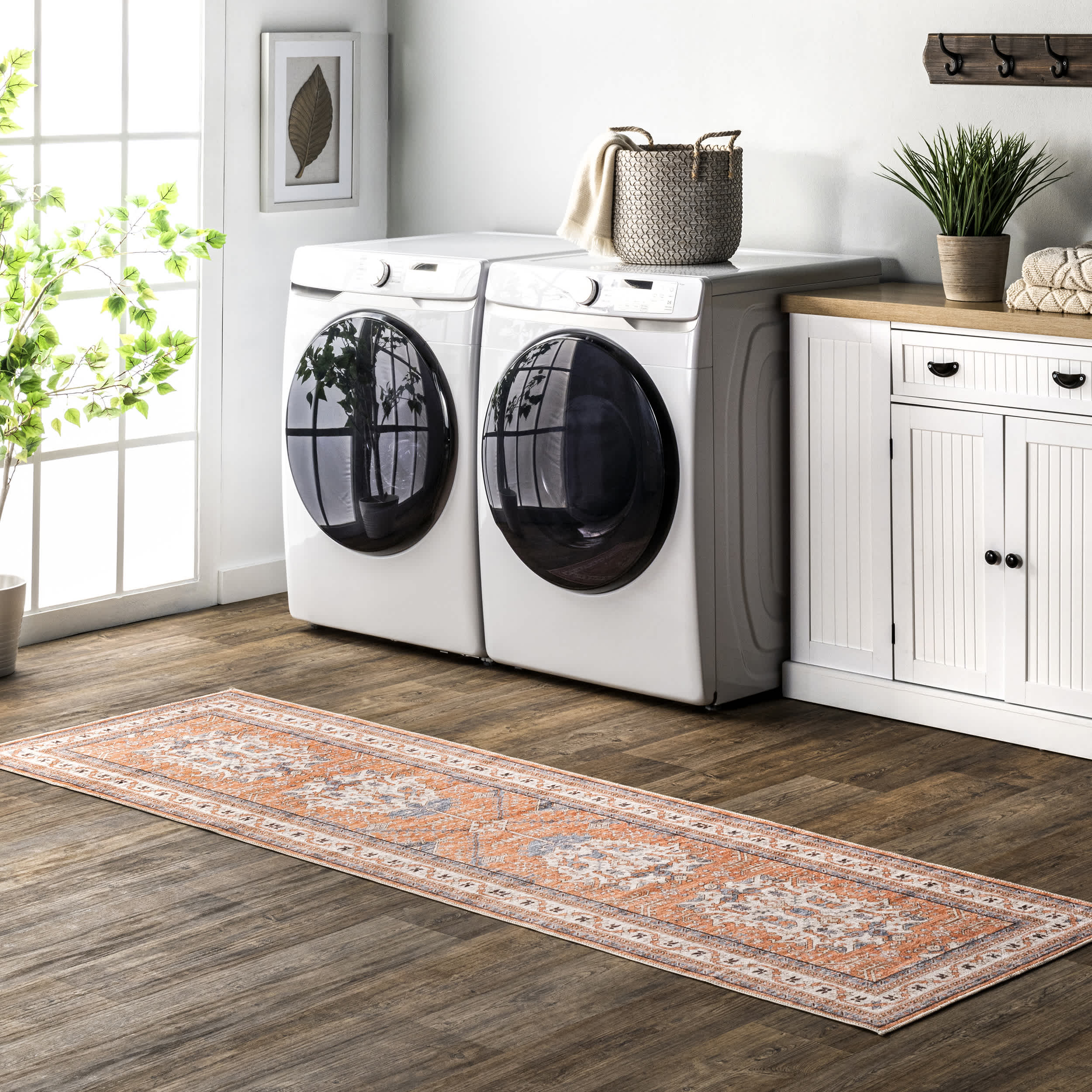 Sky Machine Washable Global Inspired Area Rug - Image 10