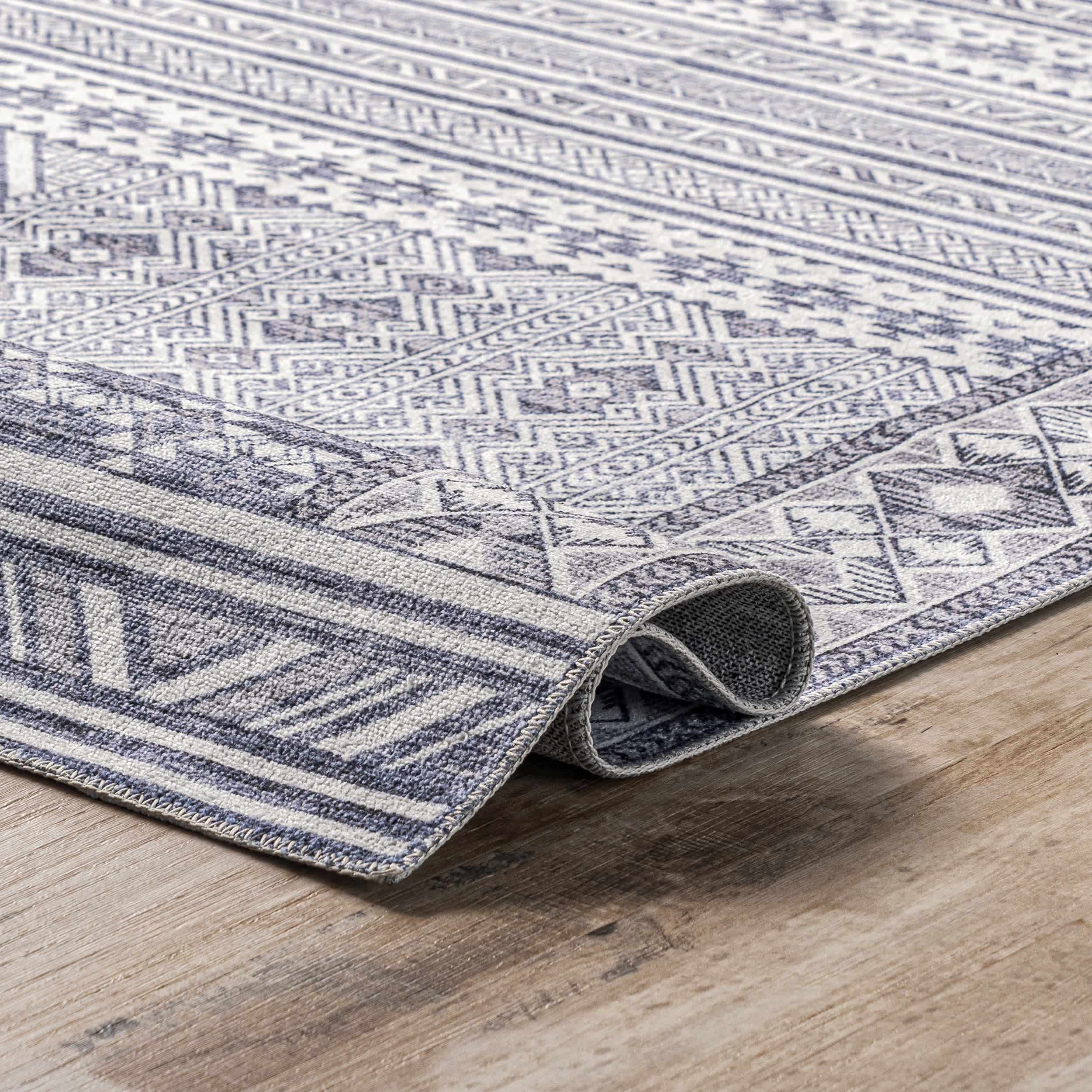Jenine Southwestern Machine Washable Area Rug - Image 4
