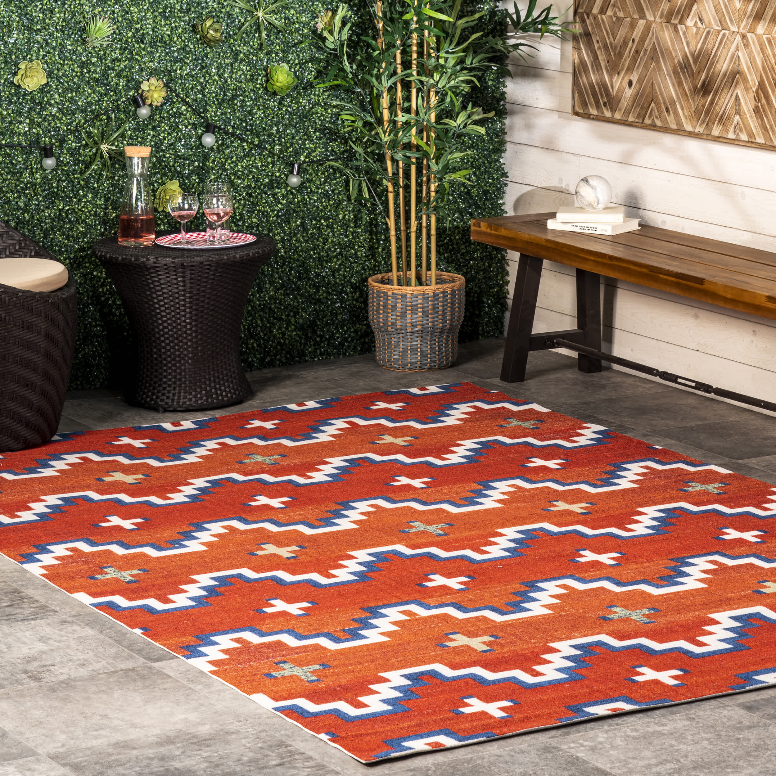 Lani Aztec Indoor/Outdoor Area Rug - Image 2