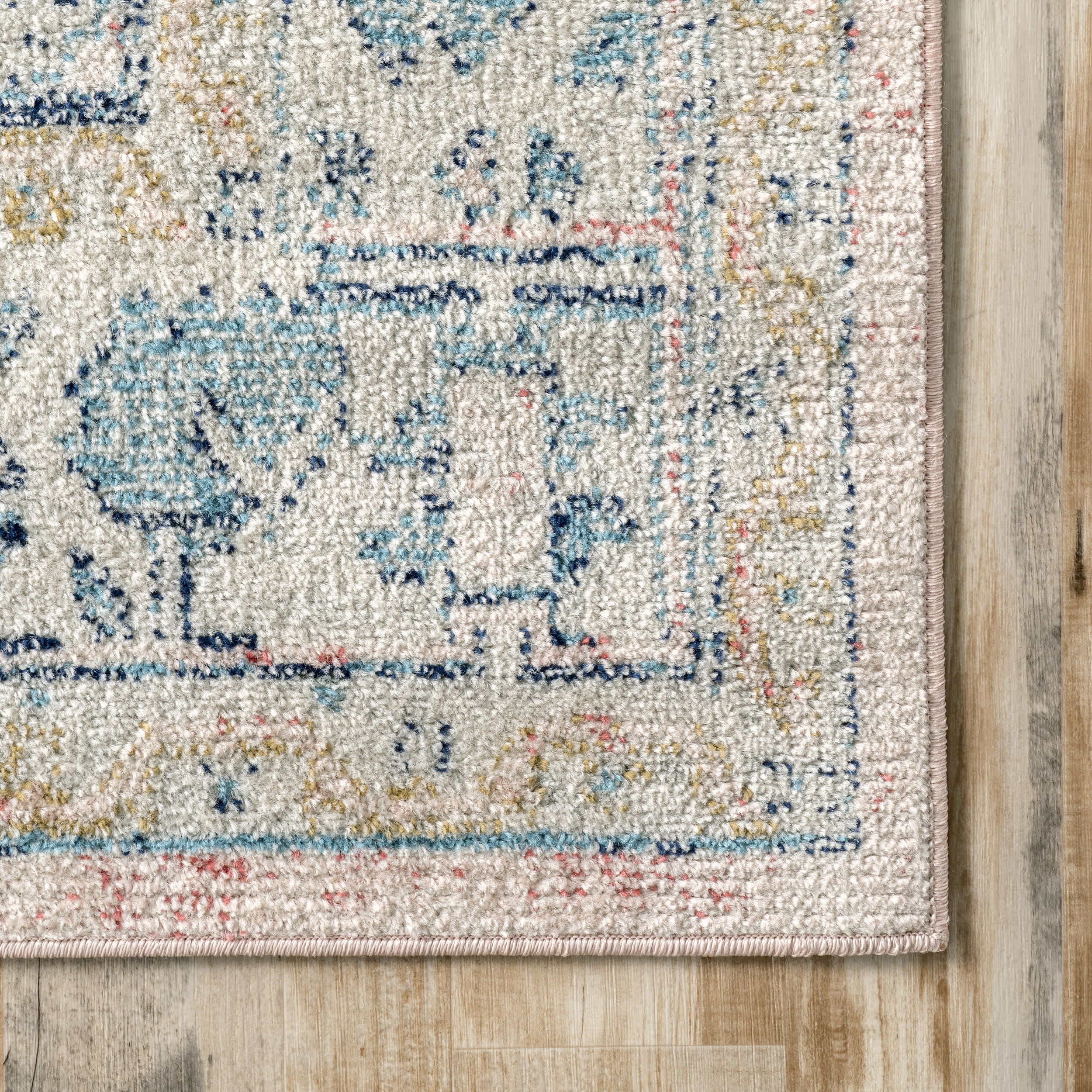 Chase Faded Vintage Medallion Area Rug - Image 5