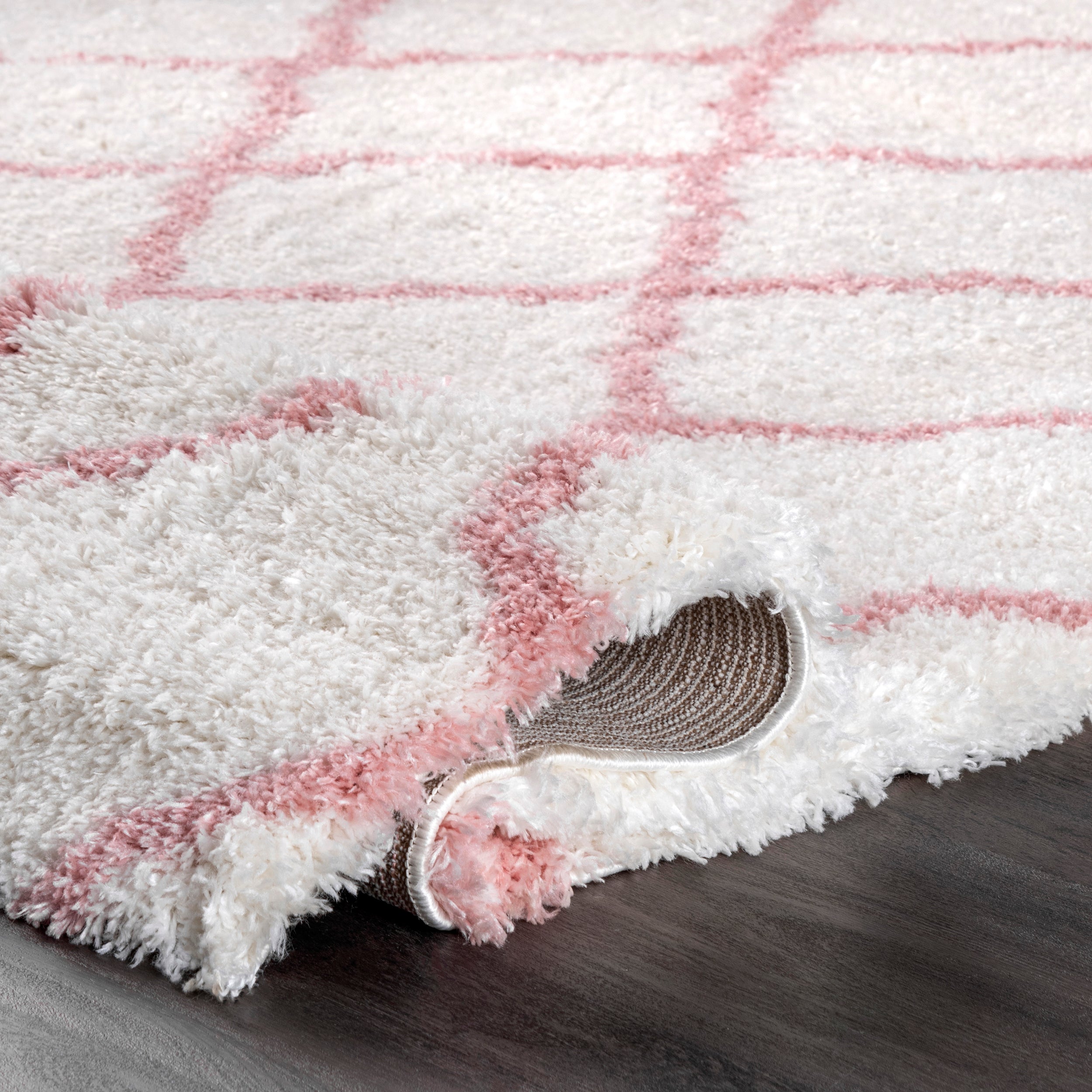 Nelda Trellis Kids Shag Area Rug - Image 4