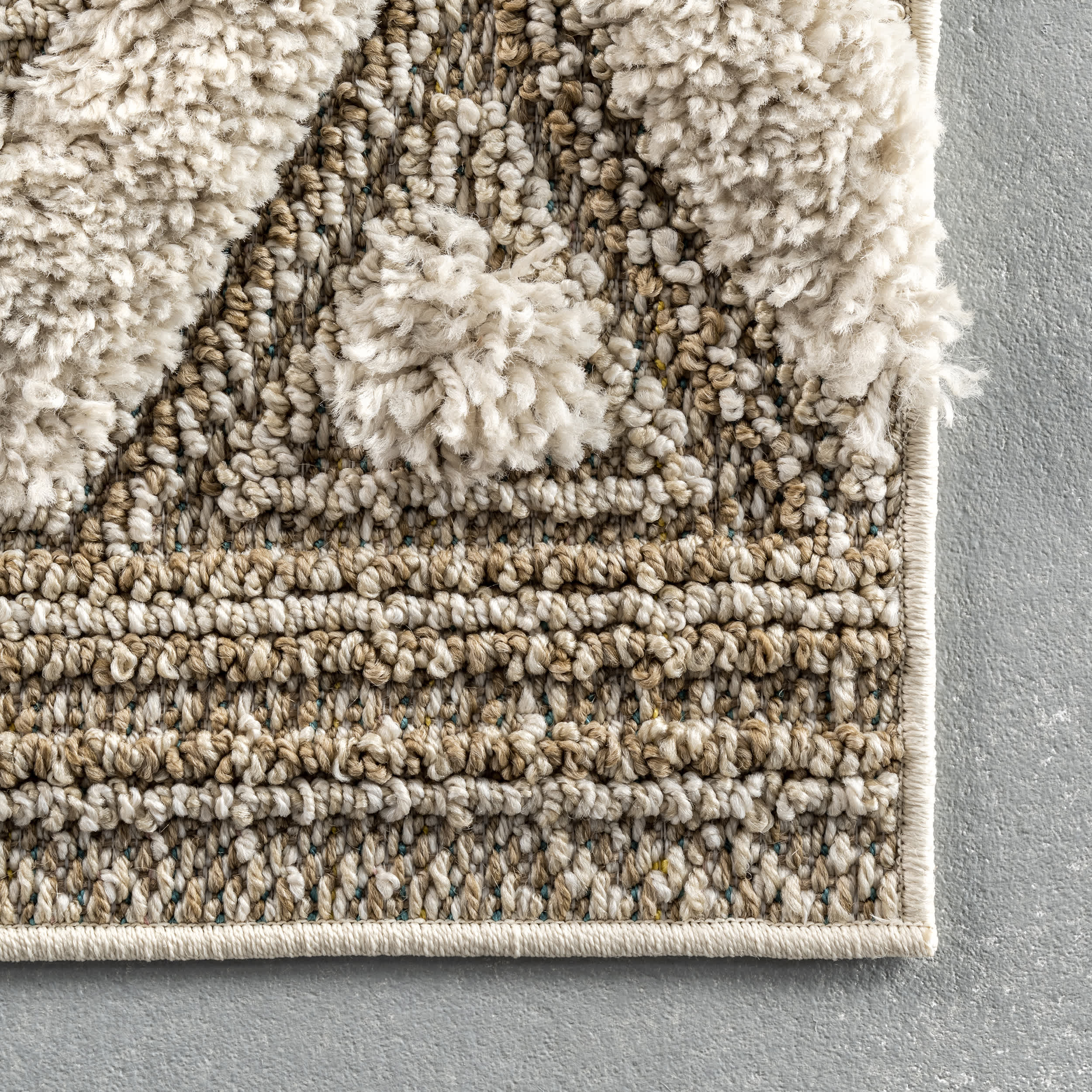 Rebecca High Low Textured Shaggy Area Rug - Image 14