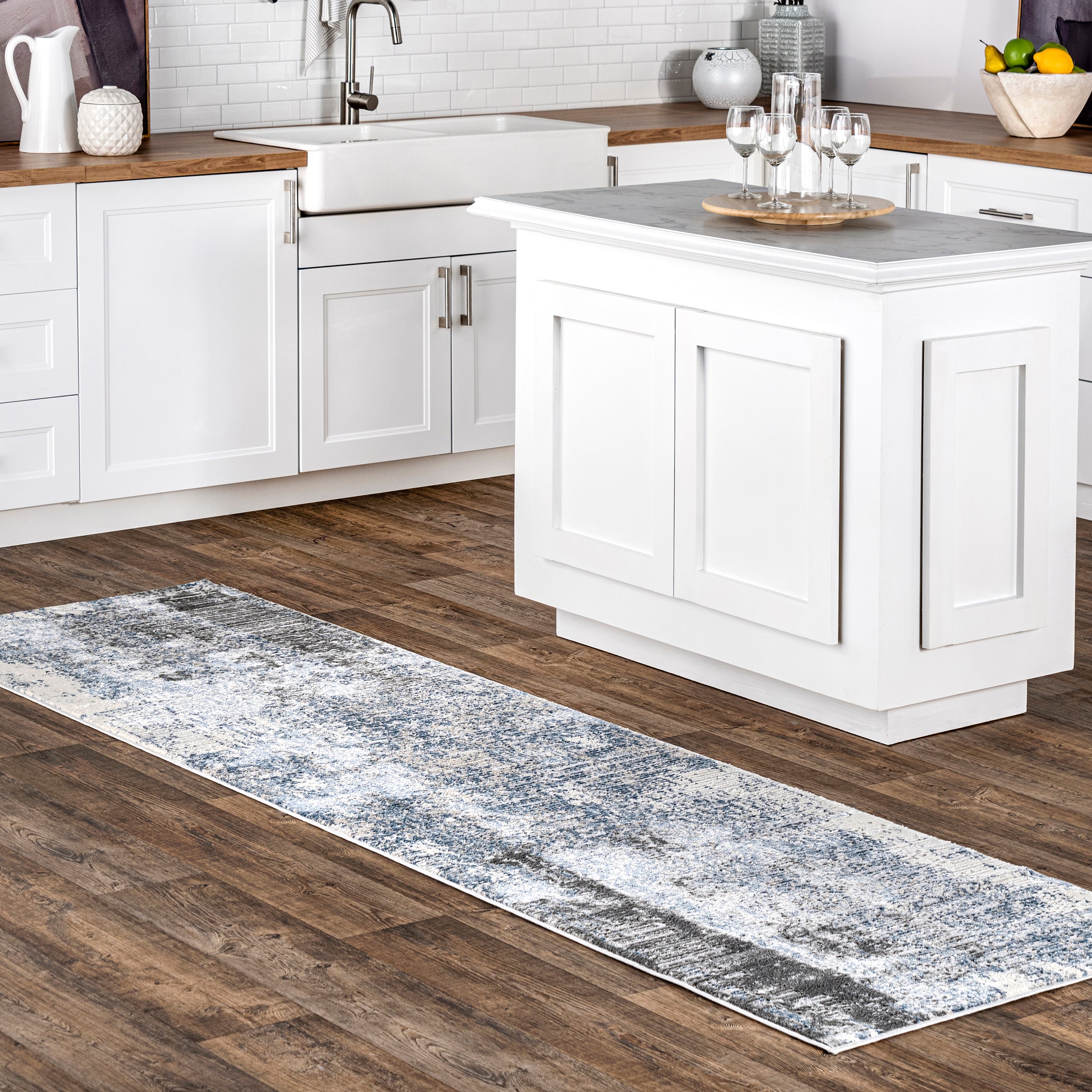 Alice Abstract Waterfall Area Rug - Image 10