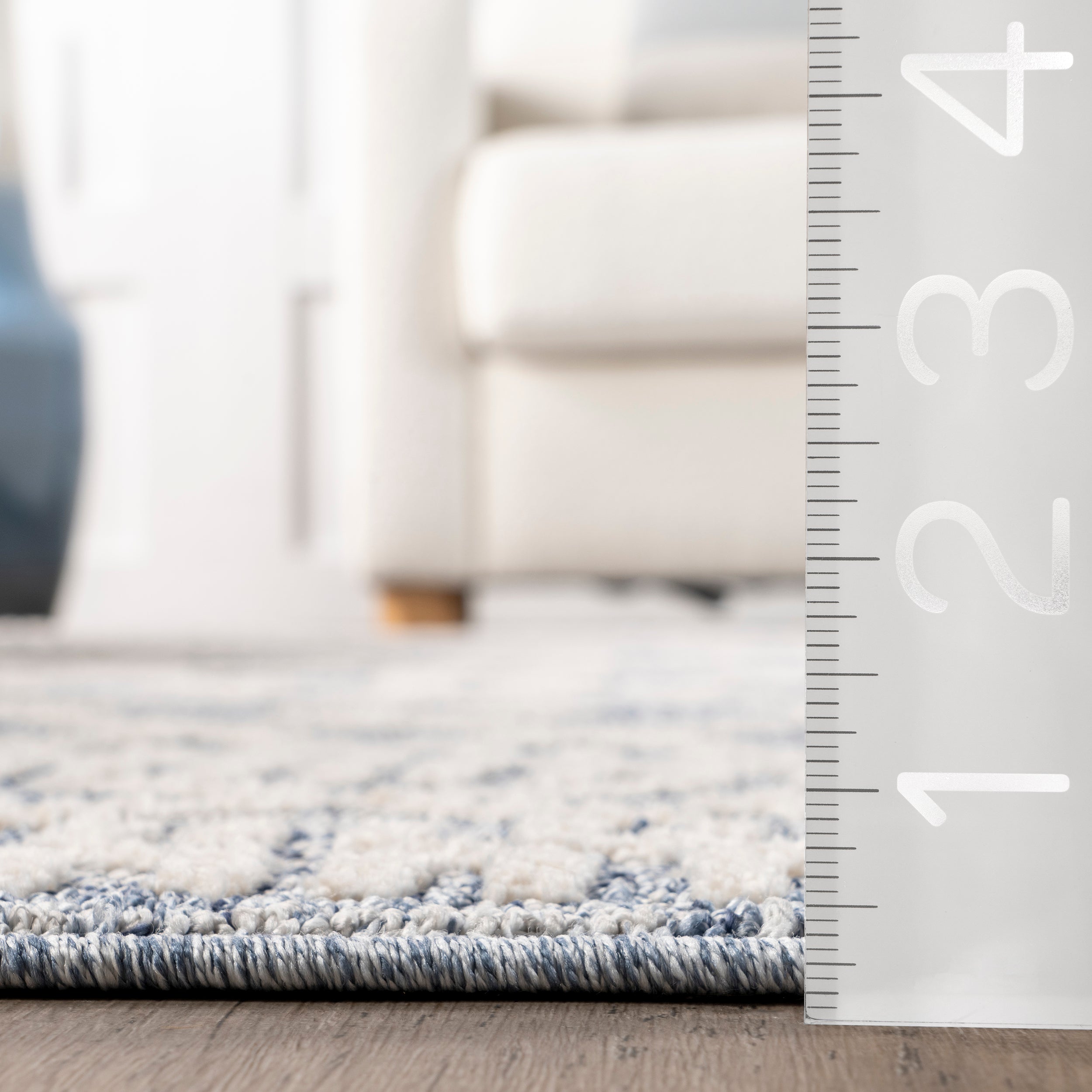Ailsa Moroccan Linked Trellis Area Rug - Image 3