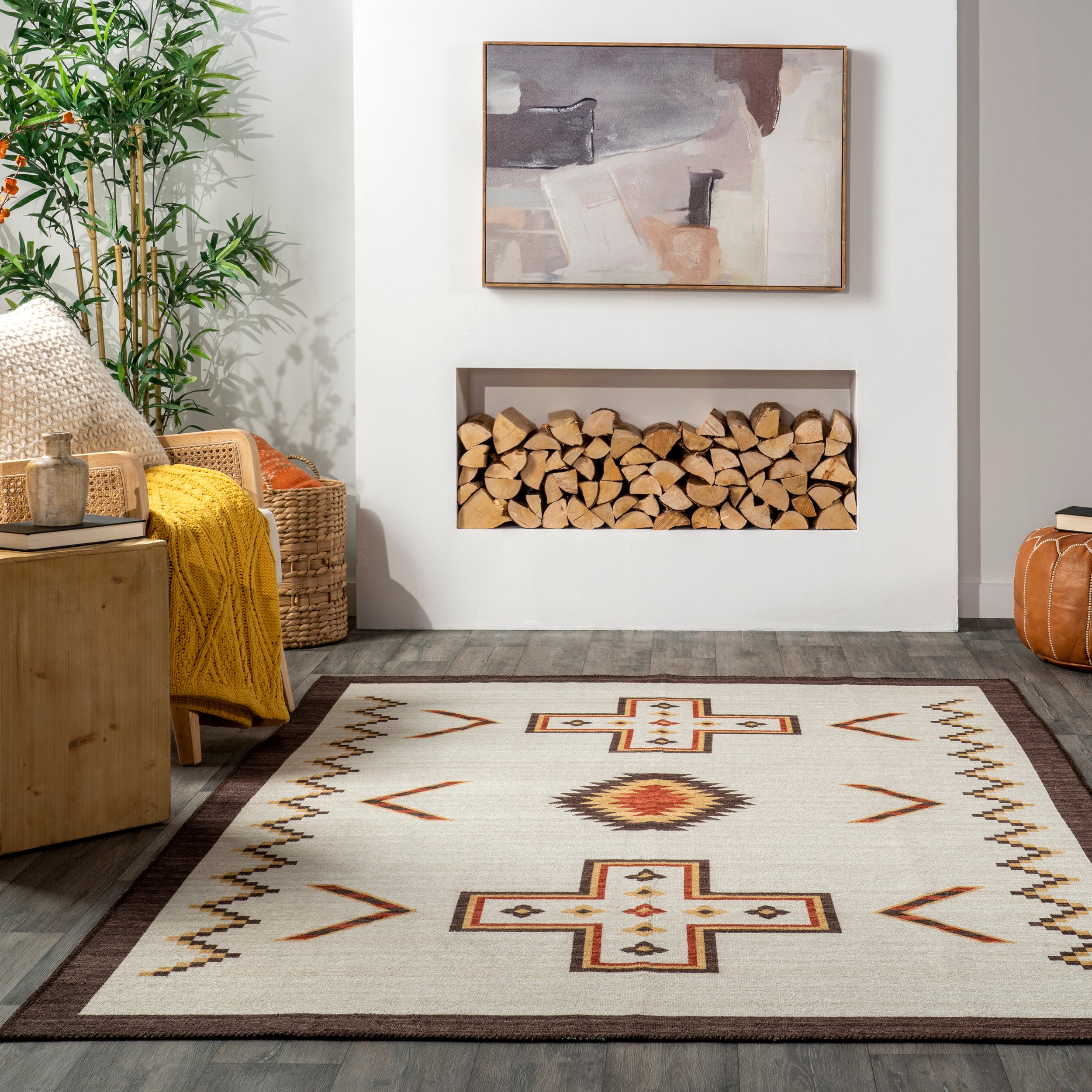 Colbie Tribal Machine Washable Area Rug - Image 17