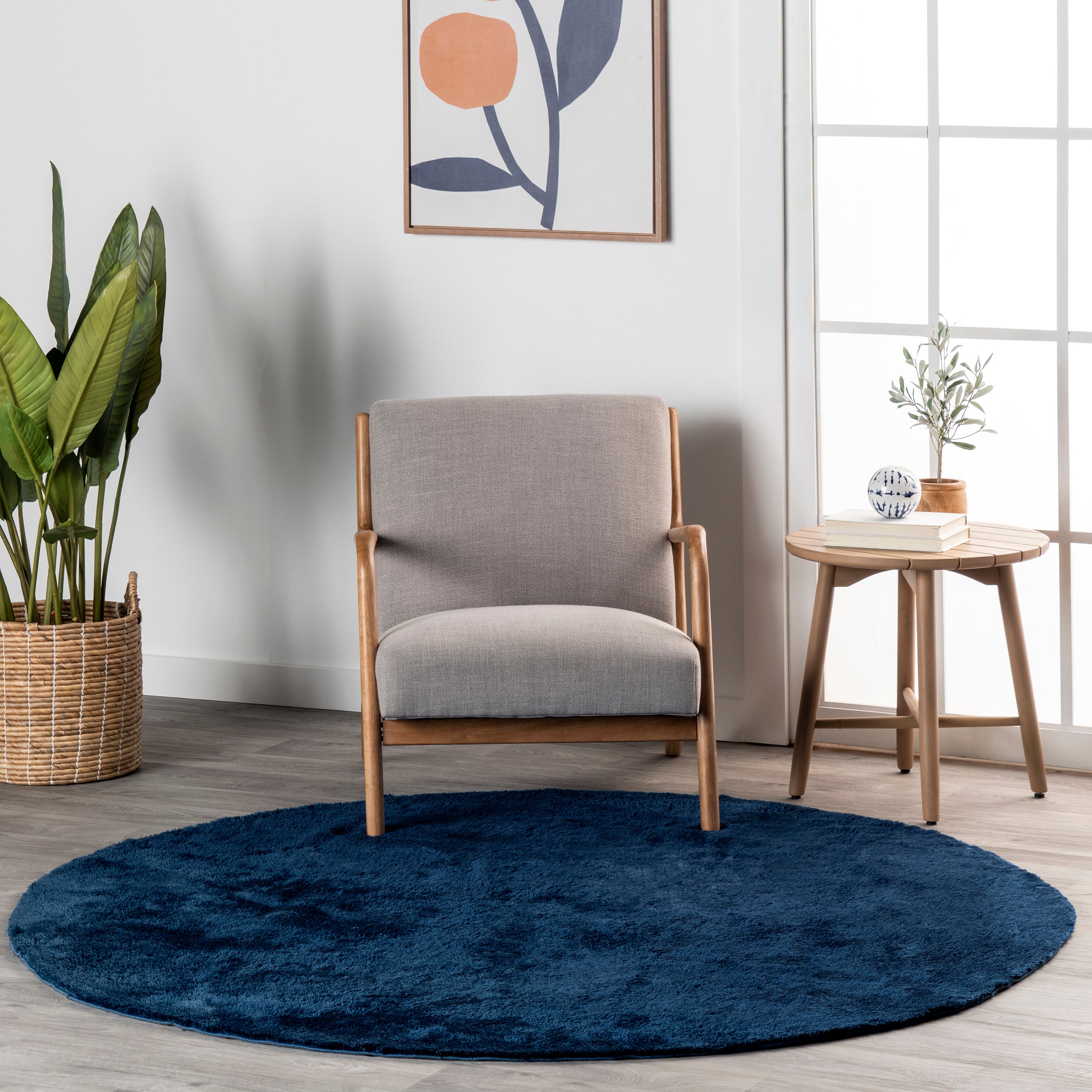 Loni Solid Machine Washable Shag Area Rug - Image 23