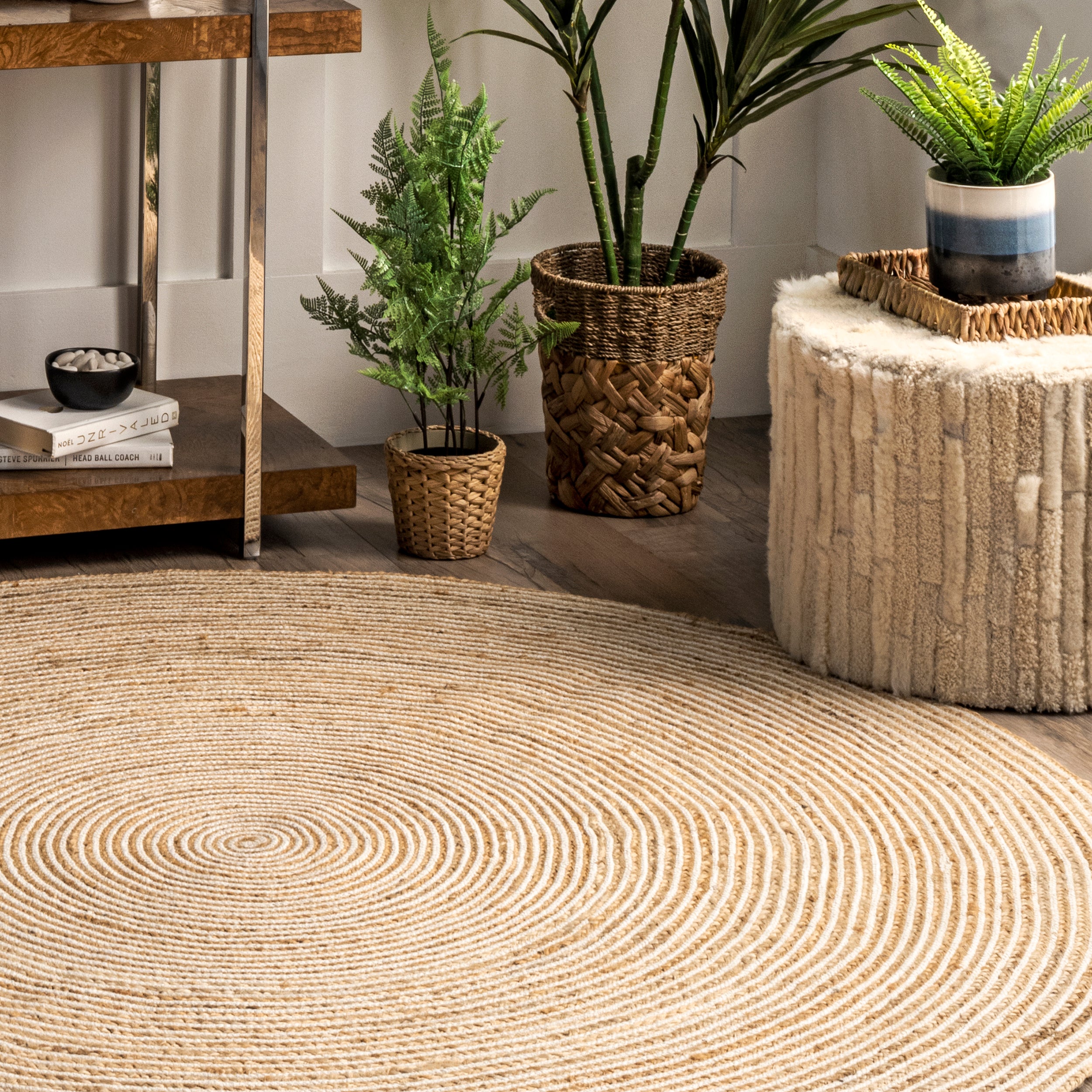 Alanis Farmhouse Jute Area Rug - Image 9