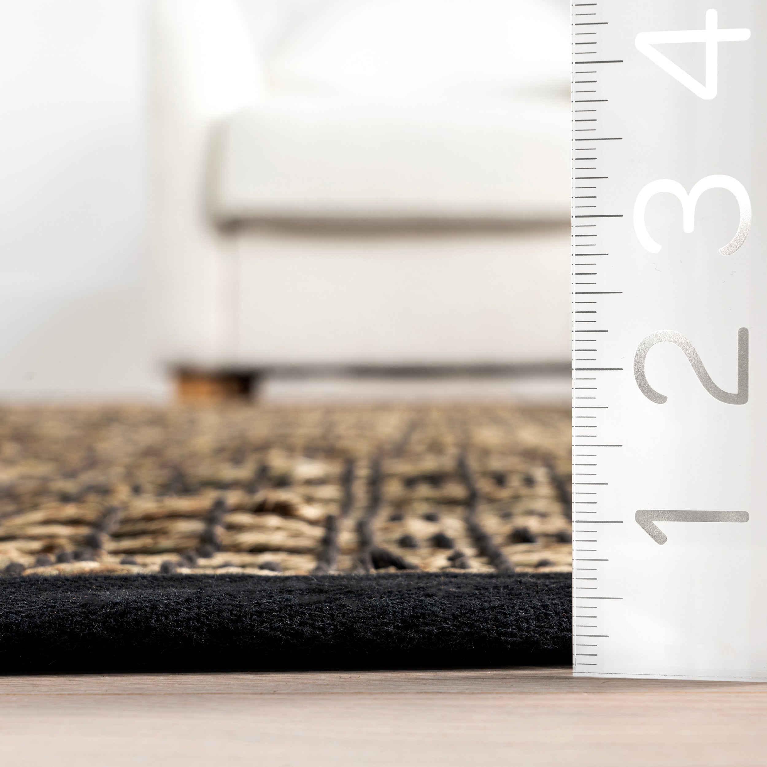 Armani Geometric Seagrass Area Rug - Image 3